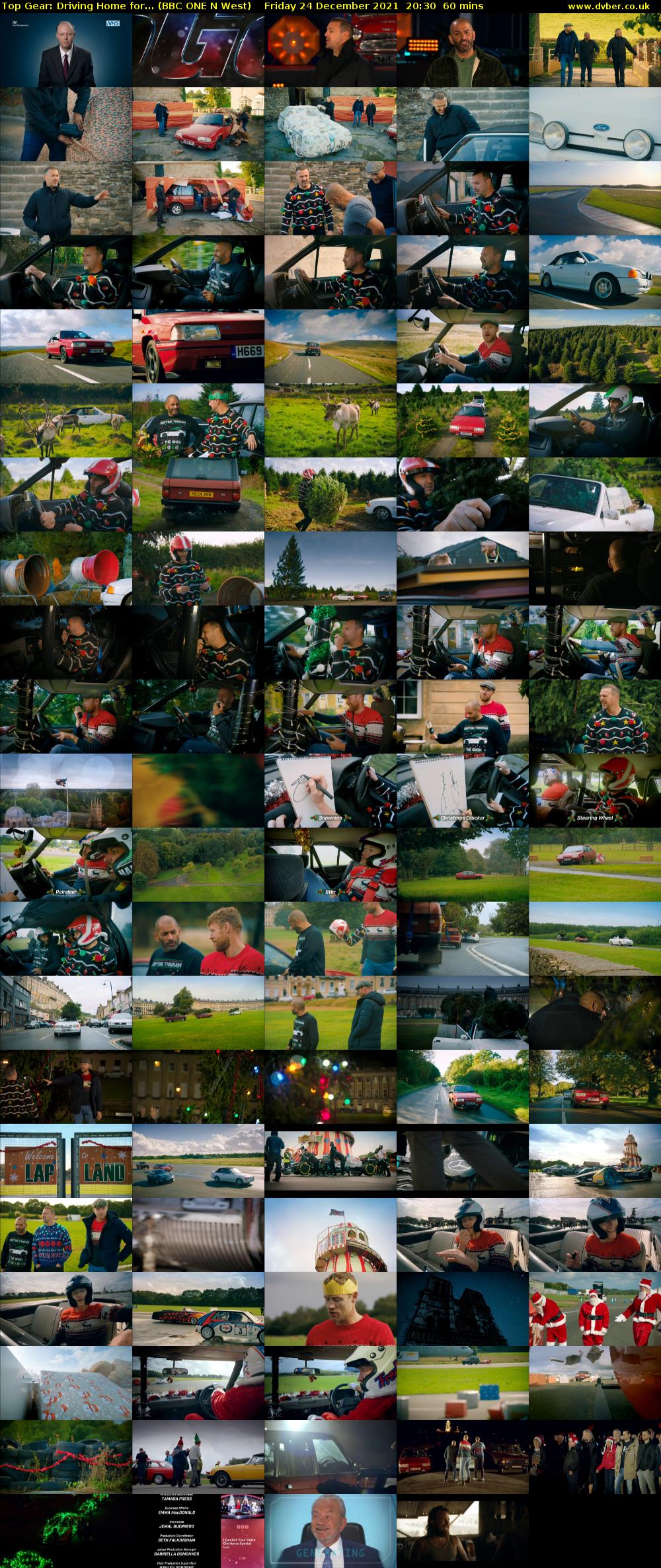 Top Gear: Driving Home for... (BBC ONE N West) Friday 24 December 2021 20:30 - 21:30