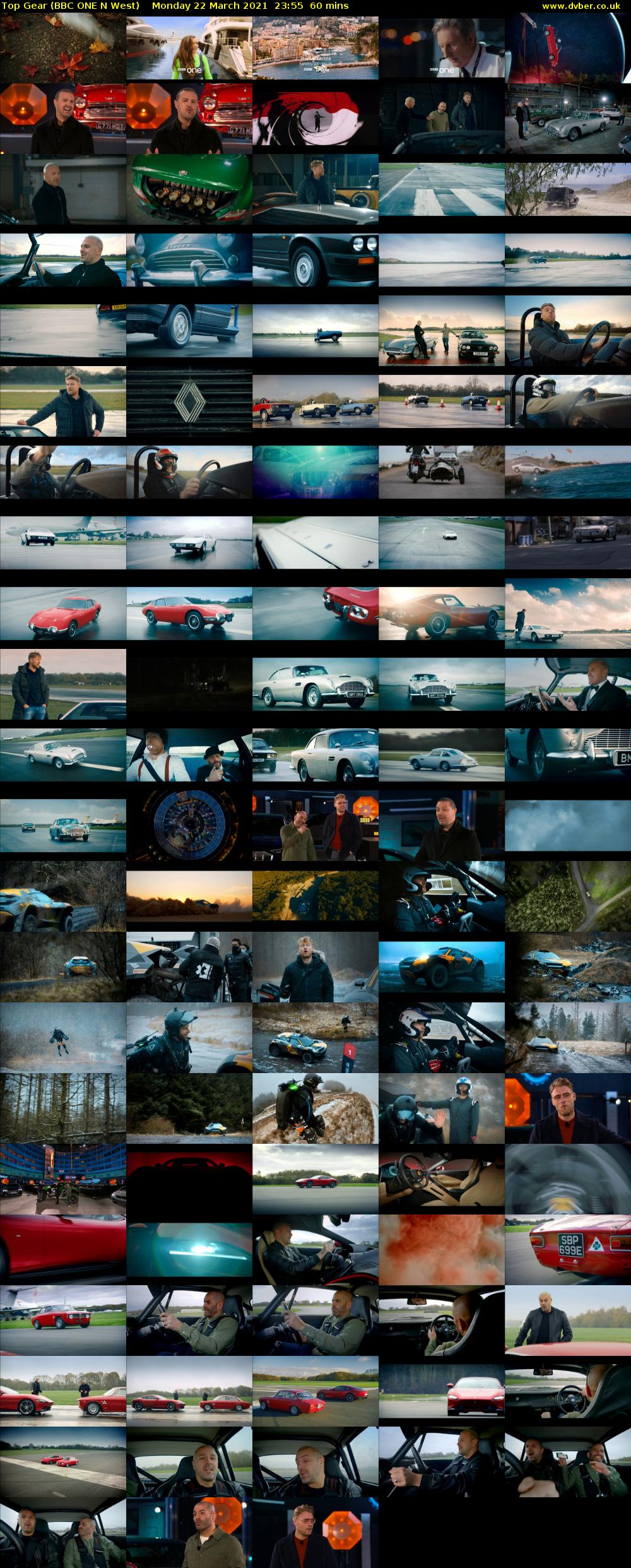 Top Gear (BBC ONE N West) Monday 22 March 2021 23:55 - 00:55