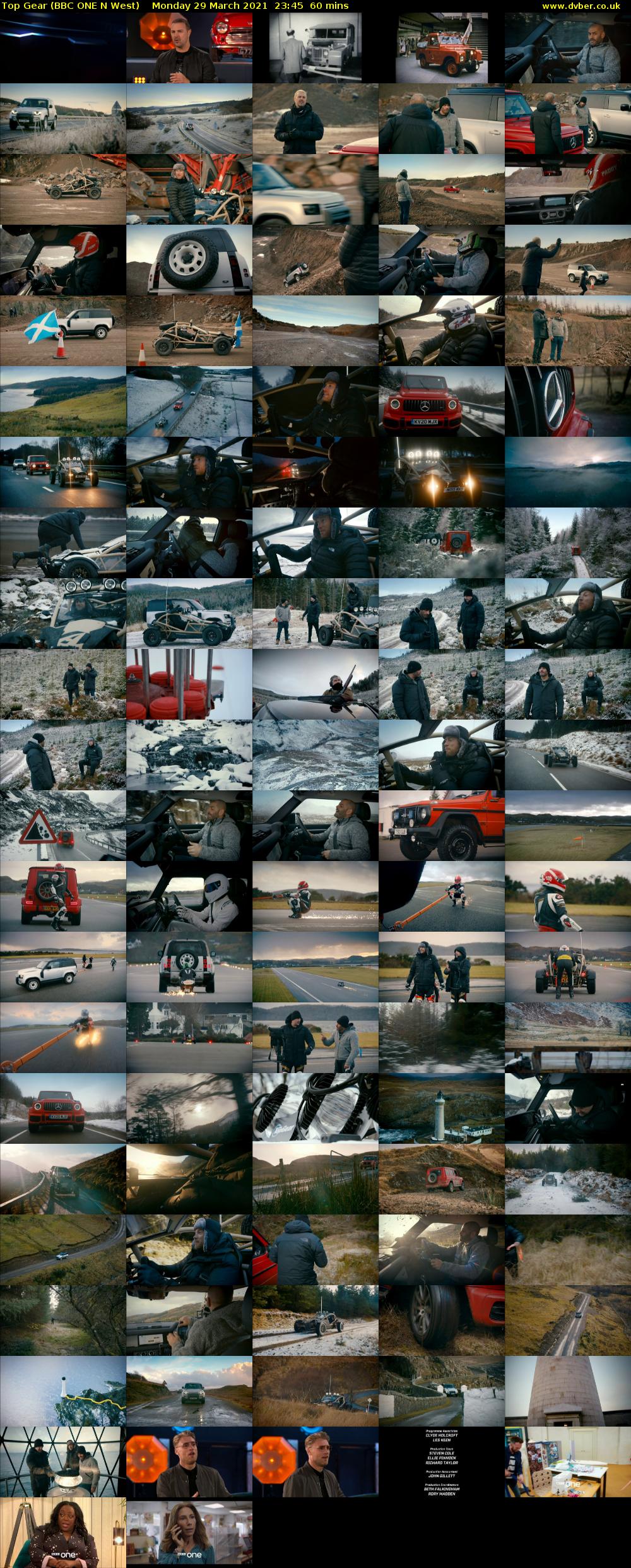 Top Gear (BBC ONE N West) Monday 29 March 2021 23:45 - 00:45