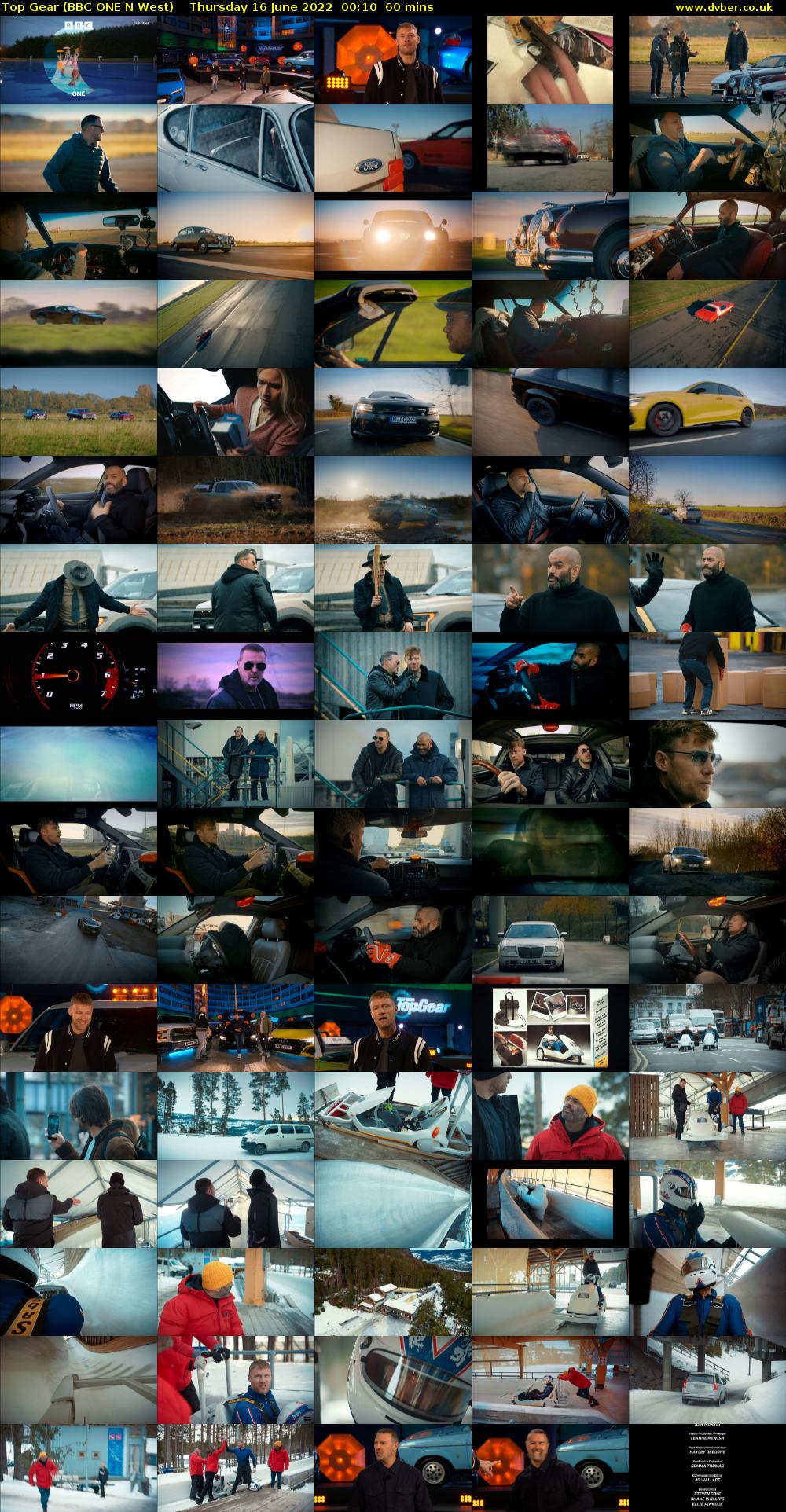 Top Gear (BBC ONE N West) Thursday 16 June 2022 00:10 - 01:10