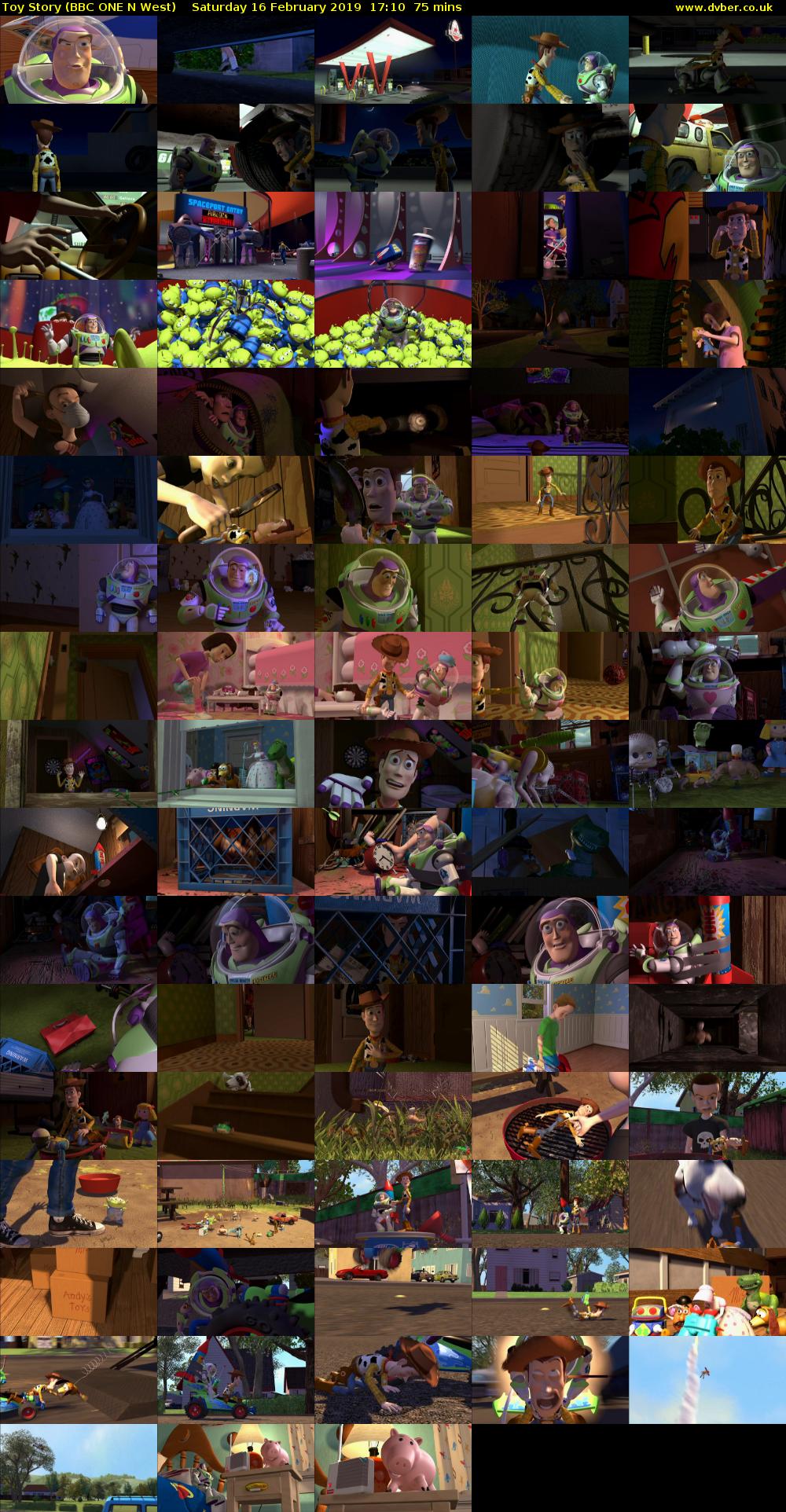 Toy Story (BBC ONE N West) Saturday 16 February 2019 17:10 - 18:25