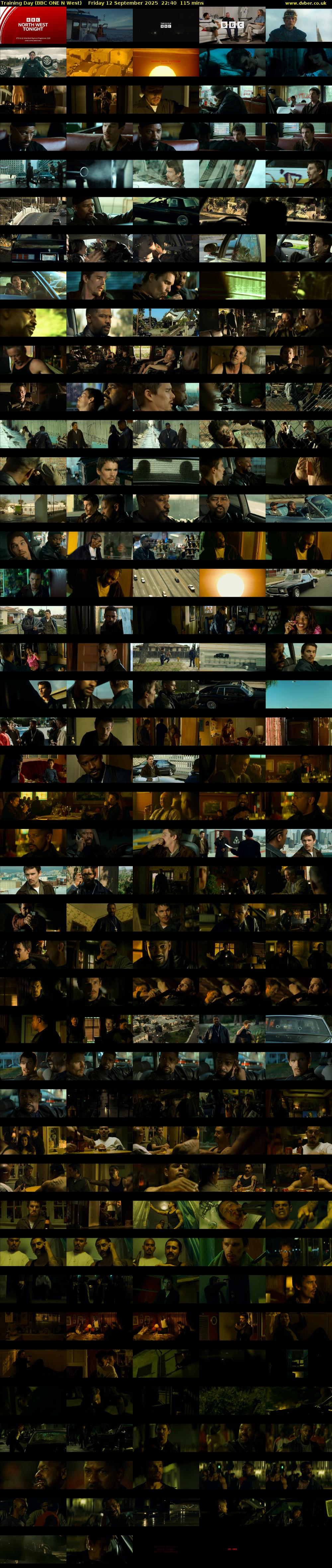 Training Day (BBC ONE N West) Friday 12 September 2025 22:40 - 00:35