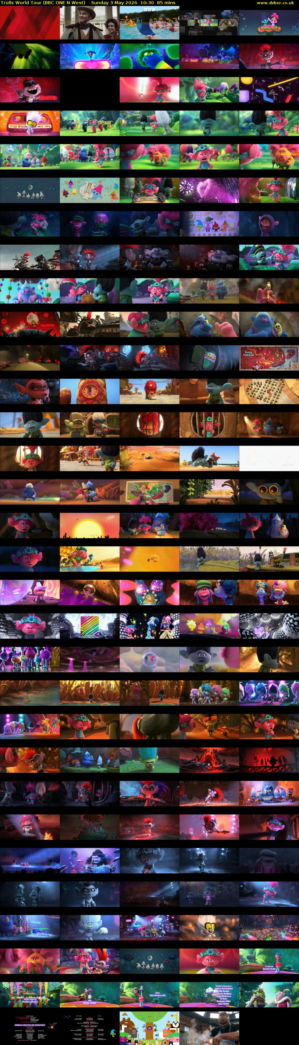 Trolls World Tour (BBC ONE N West) Sunday 3 May 2026 10:30 - 11:55