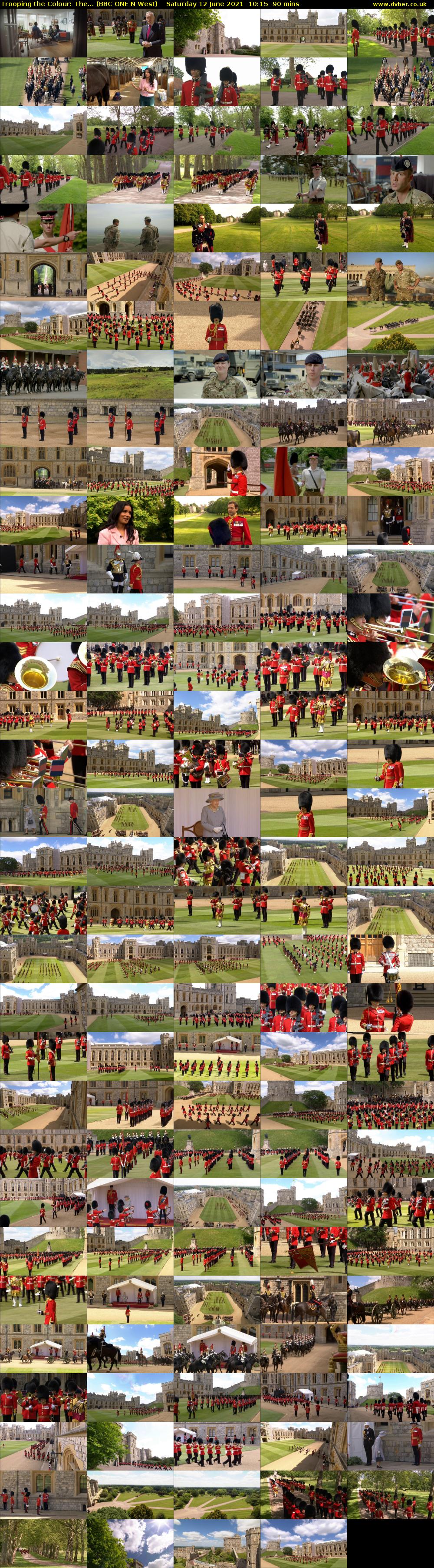 Trooping the Colour: The... (BBC ONE N West) Saturday 12 June 2021 10:15 - 11:45