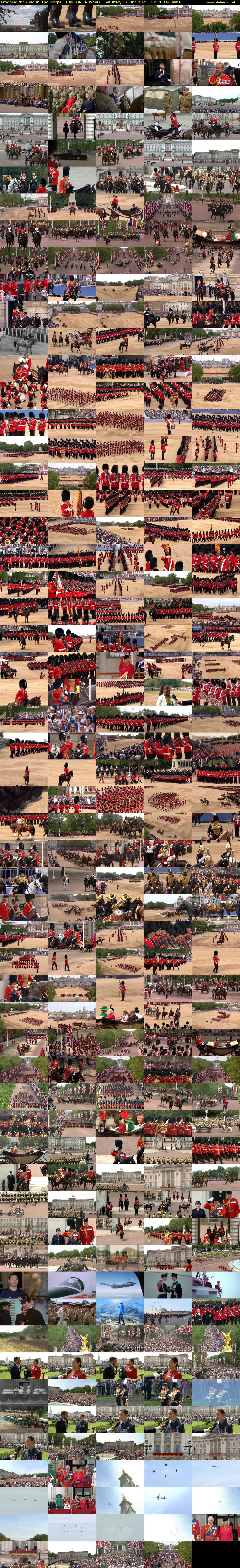 Trooping the Colour: The King's... (BBC ONE N West) Saturday 17 June 2023 10:30 - 13:10