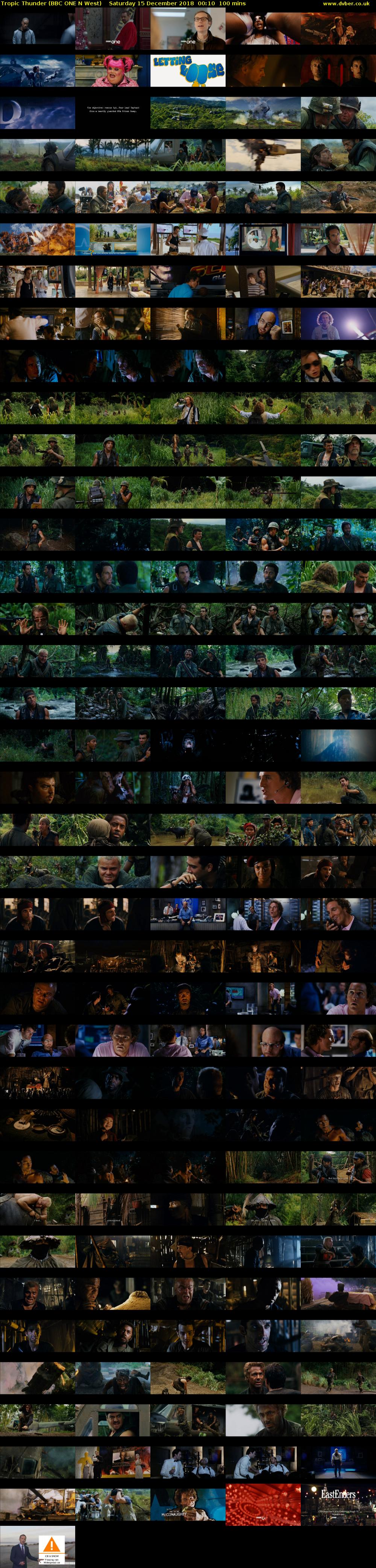 Tropic Thunder (BBC ONE N West) Saturday 15 December 2018 00:10 - 01:50