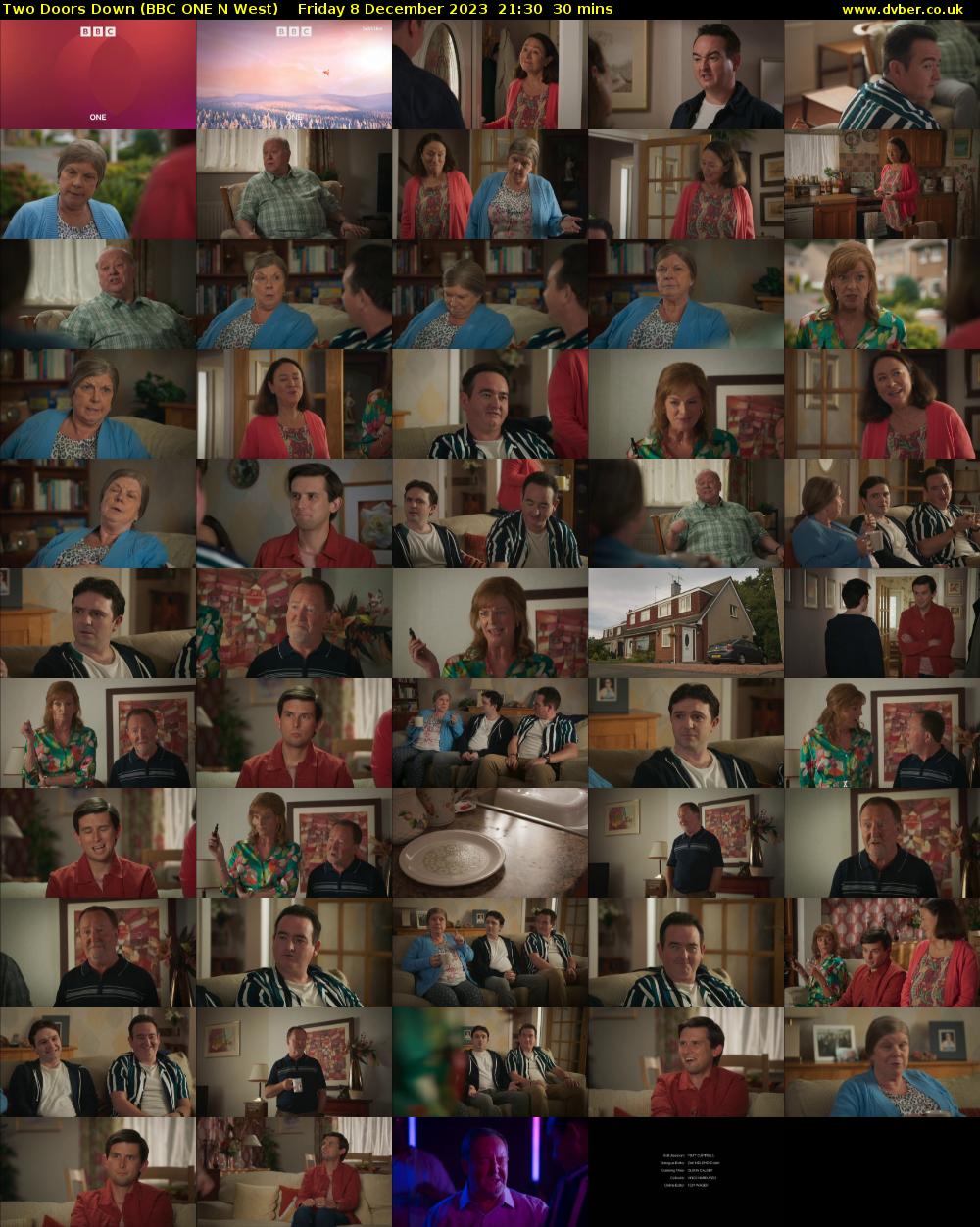 Two Doors Down (BBC ONE N West) Friday 8 December 2023 21:30 - 22:00