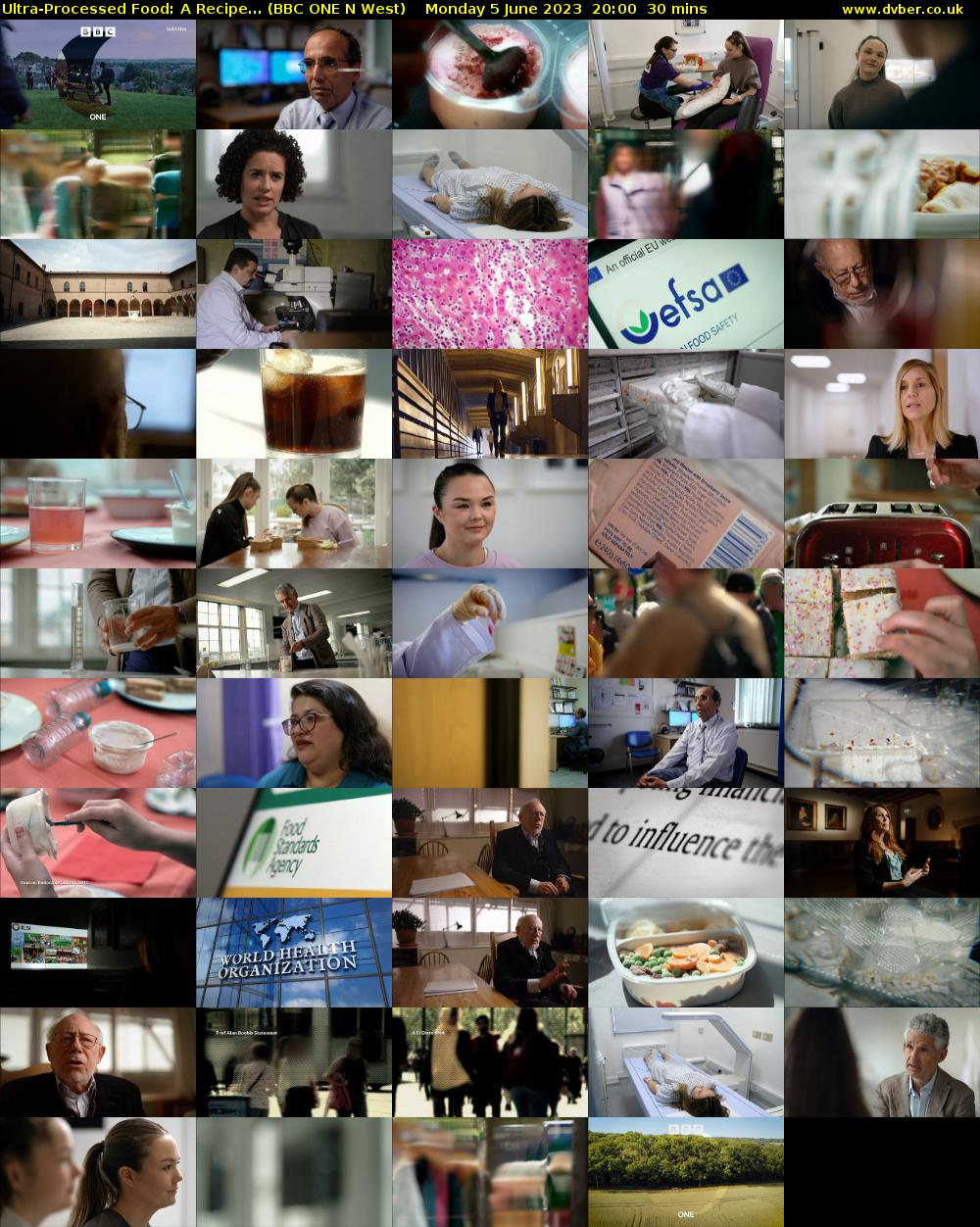 Ultra-Processed Food: A Recipe... (BBC ONE N West) Monday 5 June 2023 20:00 - 20:30