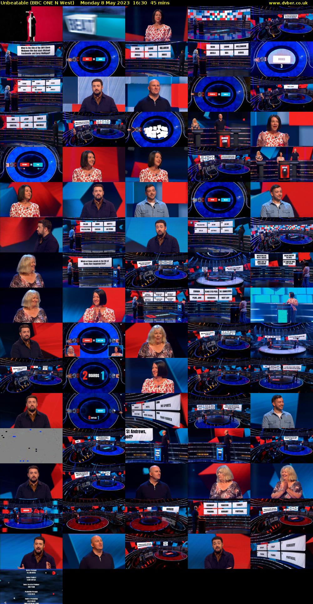 Unbeatable (BBC ONE N West) Monday 8 May 2023 16:30 - 17:15