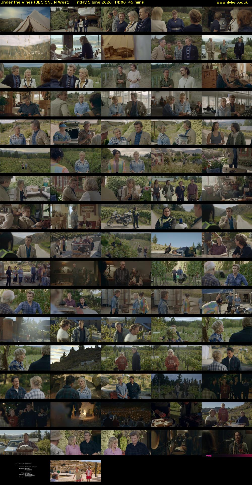 Under the Vines (BBC ONE N West) Friday 5 June 2026 14:00 - 14:45