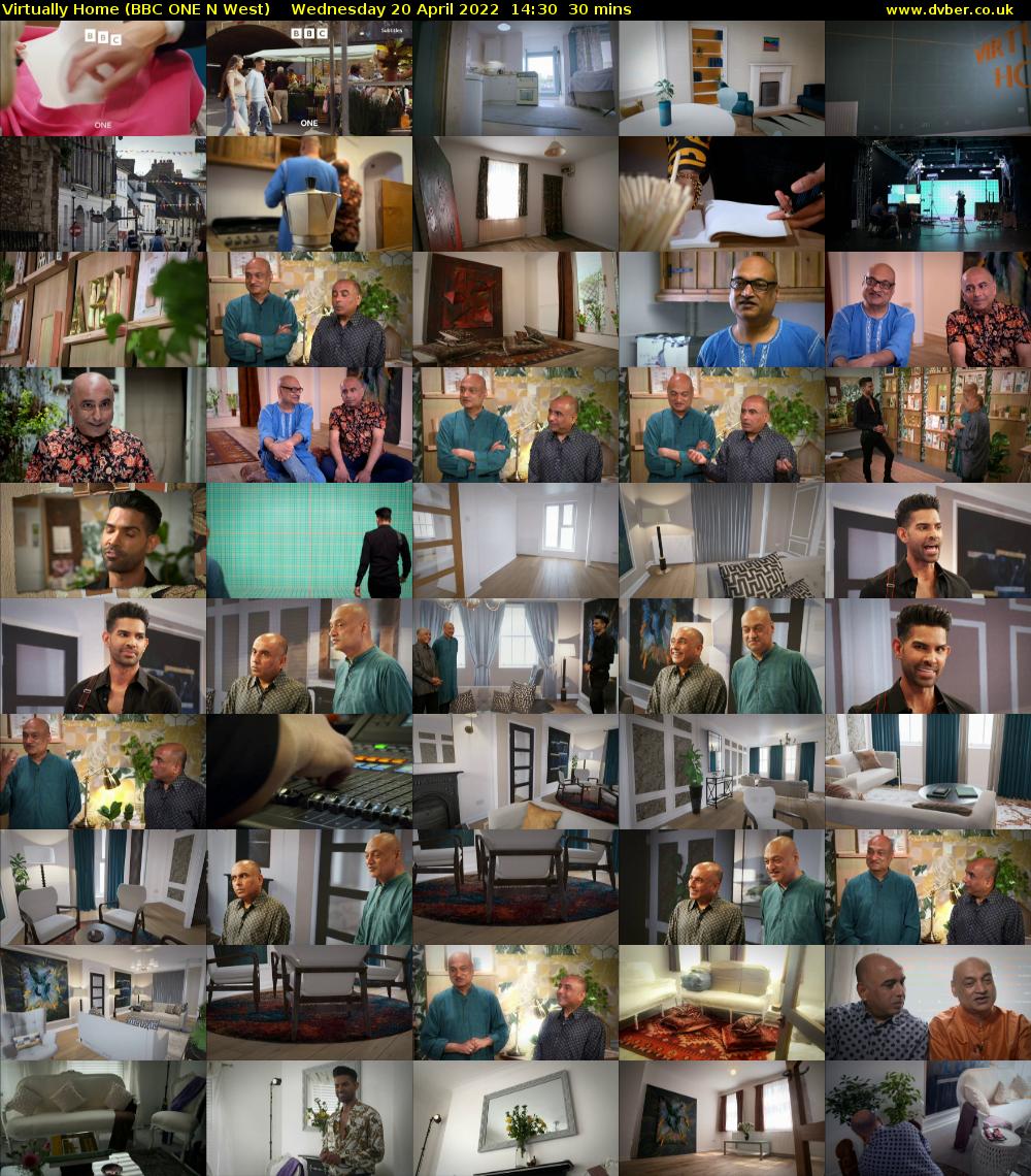 Virtually Home (BBC ONE N West) Wednesday 20 April 2022 14:30 - 15:00