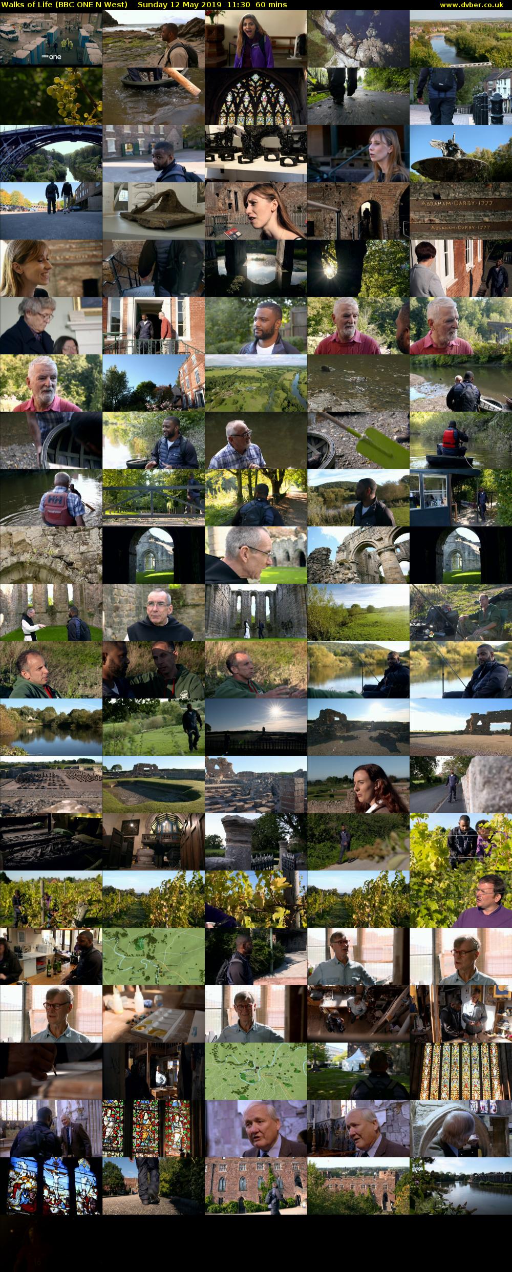 Walks of Life (BBC ONE N West) Sunday 12 May 2019 11:30 - 12:30