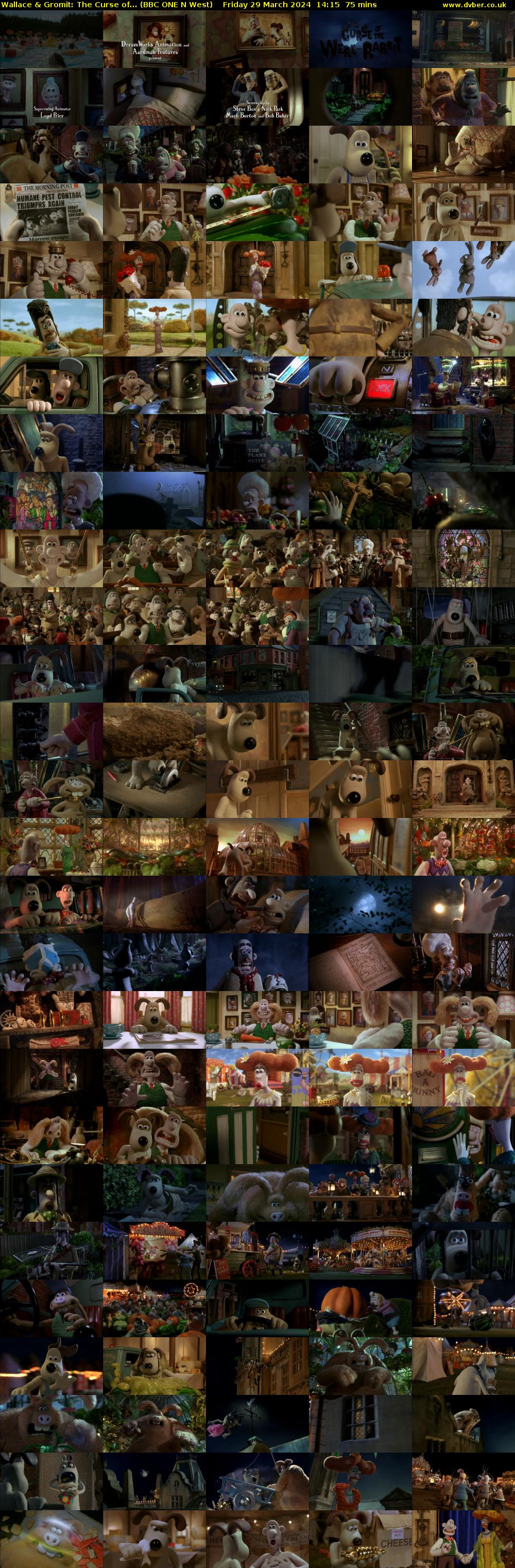Wallace & Gromit: The Curse of... (BBC ONE N West) Friday 29 March 2024 14:15 - 15:30