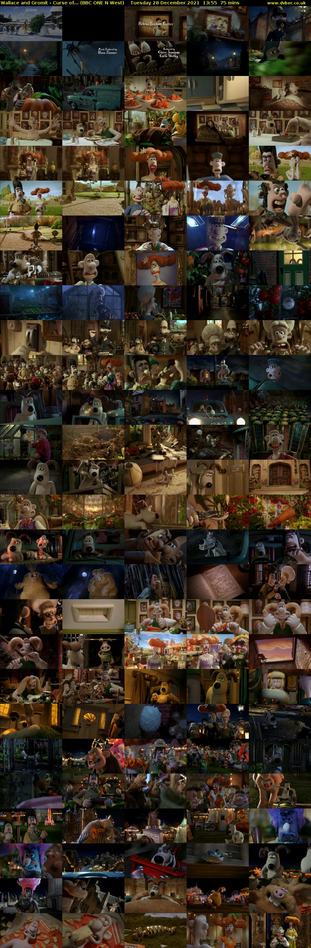 Wallace and Gromit - Curse of... (BBC ONE N West) Tuesday 28 December 2021 13:55 - 15:10