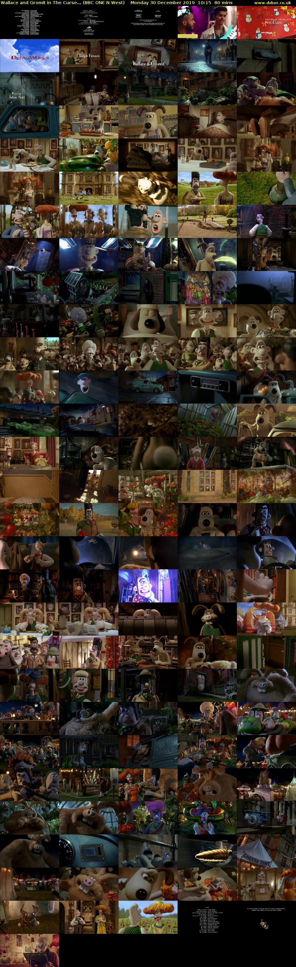 Wallace and Gromit in The Curse... (BBC ONE N West) Monday 30 December 2019 10:15 - 11:35