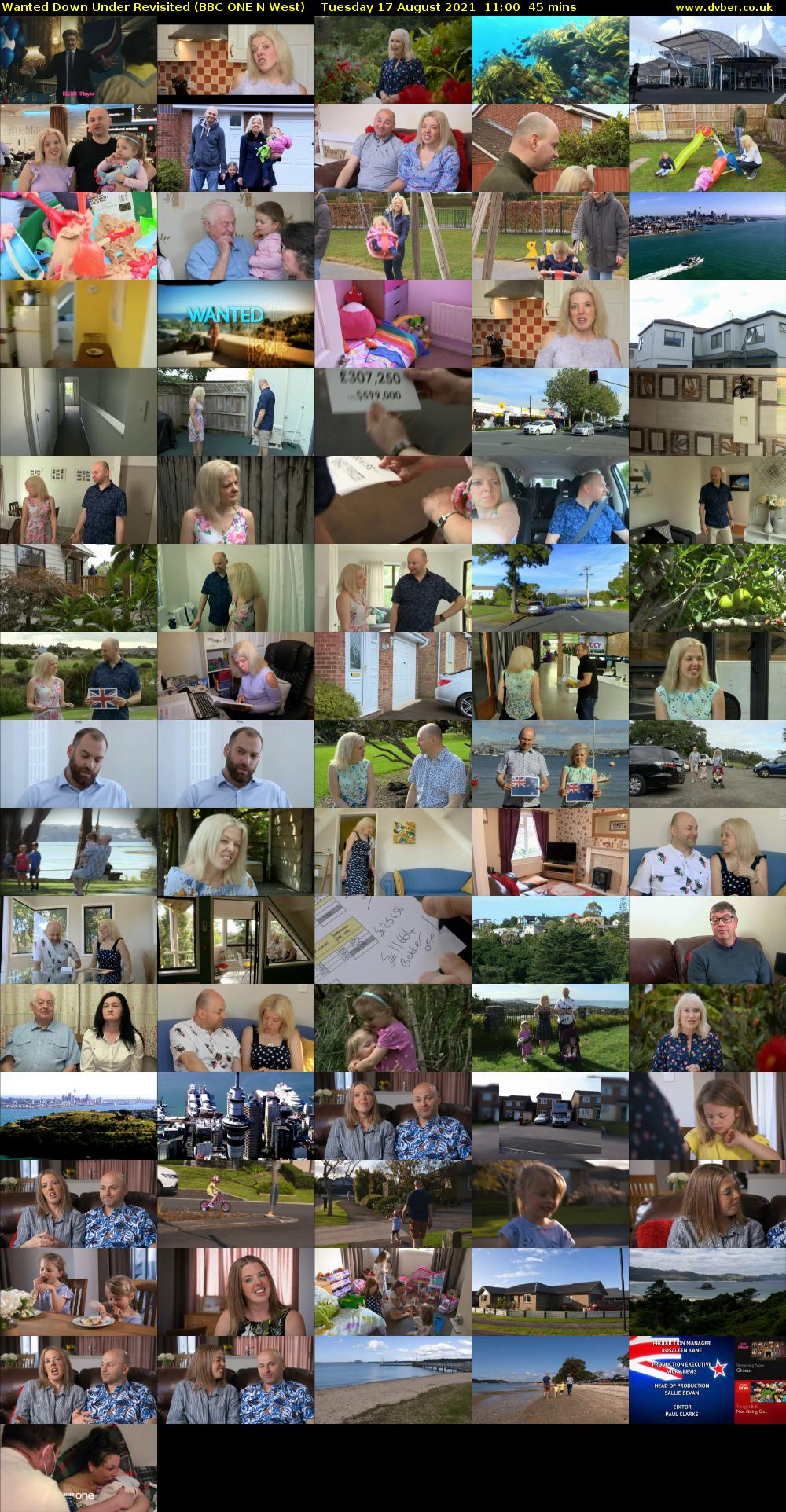 Wanted Down Under Revisited (BBC ONE N West) Tuesday 17 August 2021 11:00 - 11:45