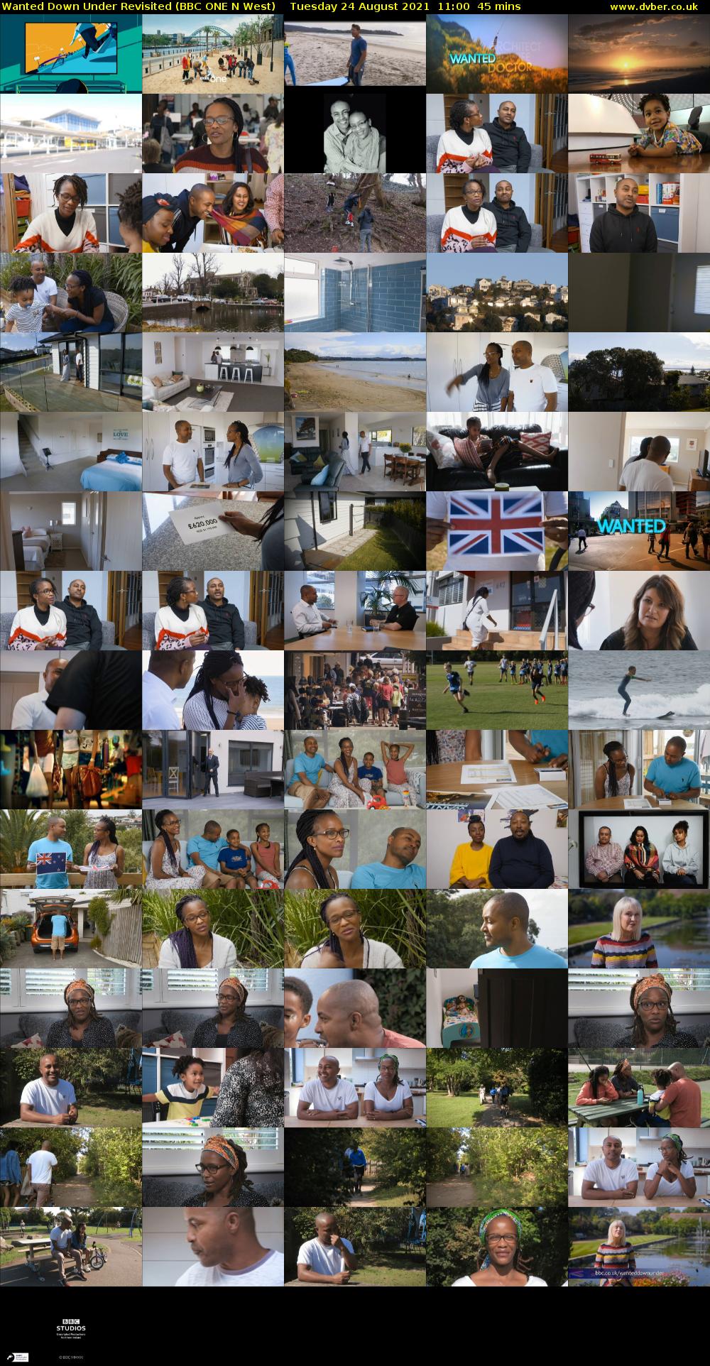 Wanted Down Under Revisited (BBC ONE N West) Tuesday 24 August 2021 11:00 - 11:45