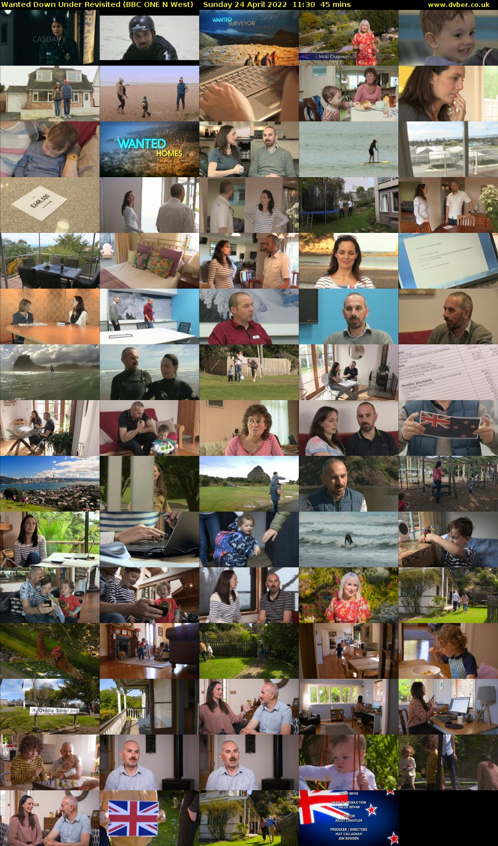 Wanted Down Under Revisited (BBC ONE N West) Sunday 24 April 2022 11:30 - 12:15