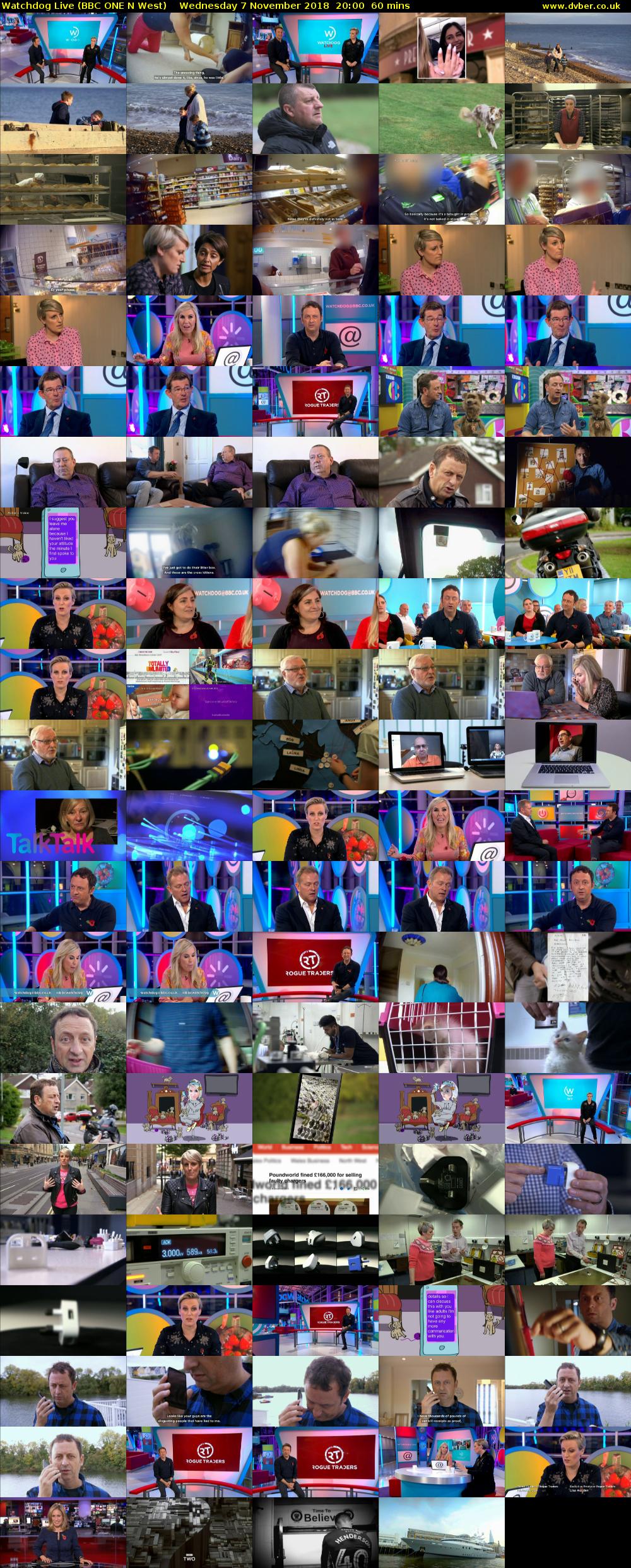 Watchdog Live (BBC ONE N West) Wednesday 7 November 2018 20:00 - 21:00