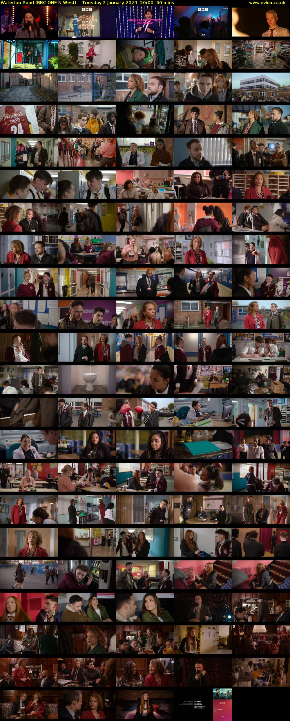 Waterloo Road (BBC ONE N West) Tuesday 2 January 2024 20:00 - 21:00