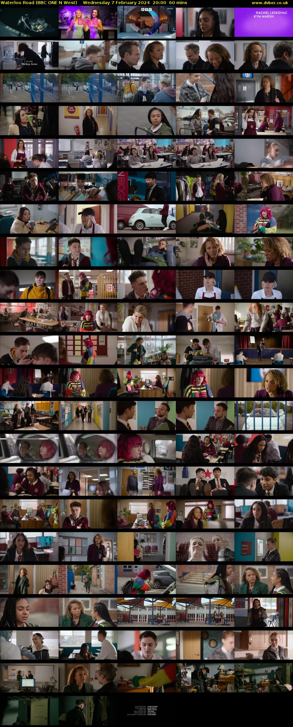 Waterloo Road (BBC ONE N West) Wednesday 7 February 2024 20:00 - 21:00