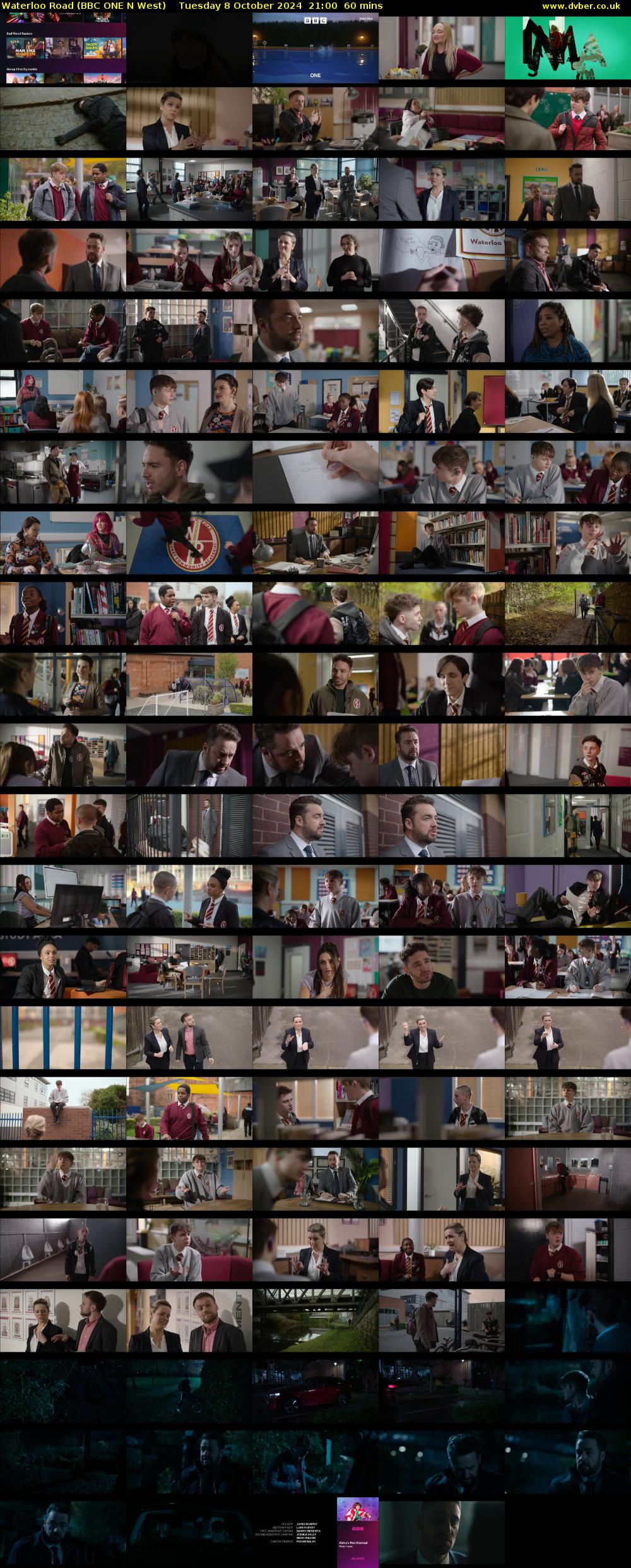 Waterloo Road (BBC ONE N West) Tuesday 8 October 2024 21:00 - 22:00