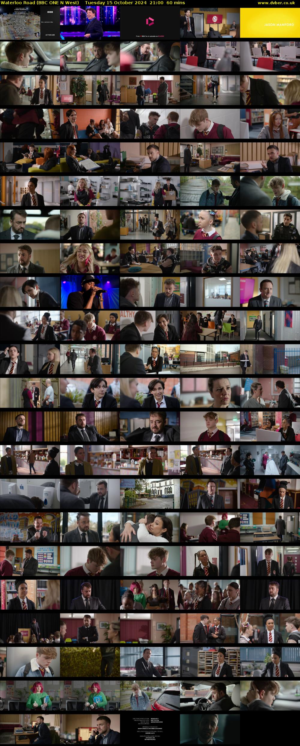 Waterloo Road (BBC ONE N West) Tuesday 15 October 2024 21:00 - 22:00