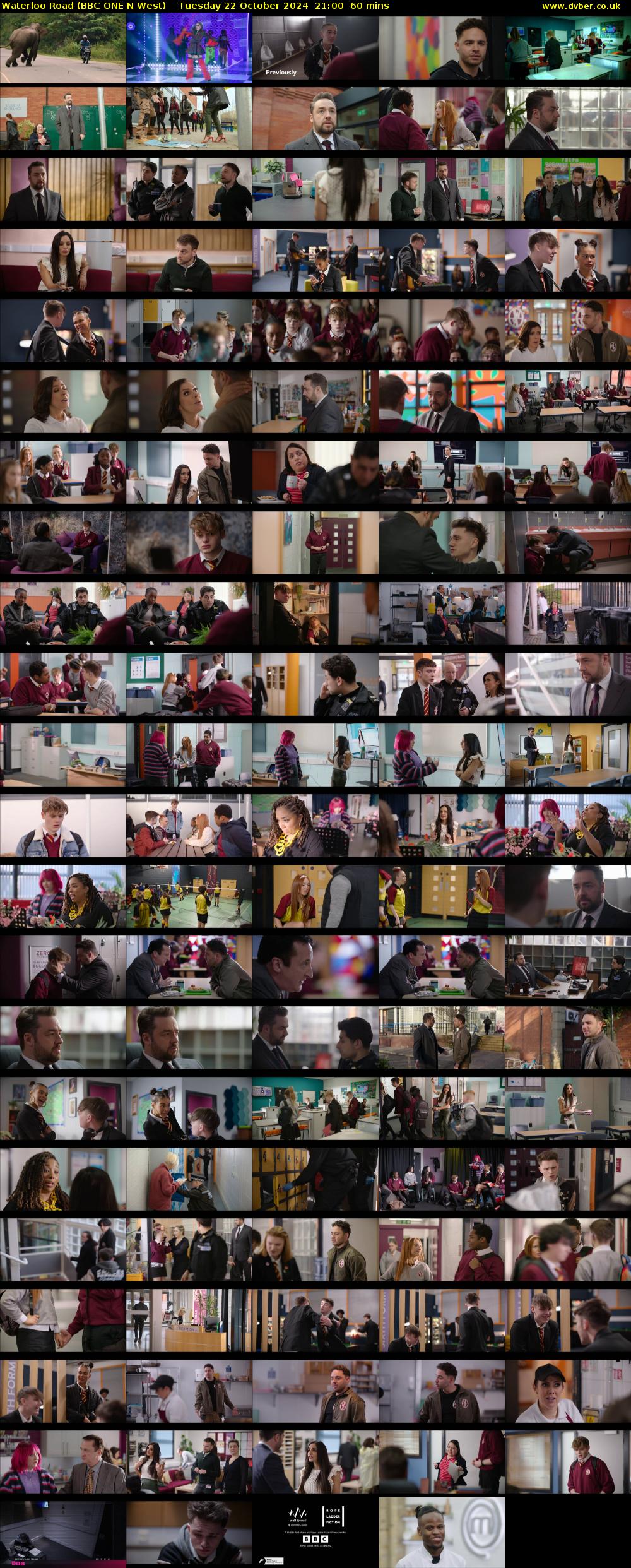 Waterloo Road (BBC ONE N West) Tuesday 22 October 2024 21:00 - 22:00