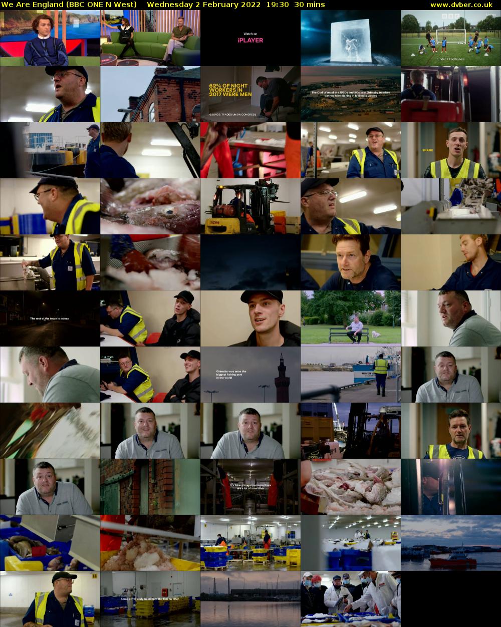 We Are England (BBC ONE N West) Wednesday 2 February 2022 19:30 - 20:00