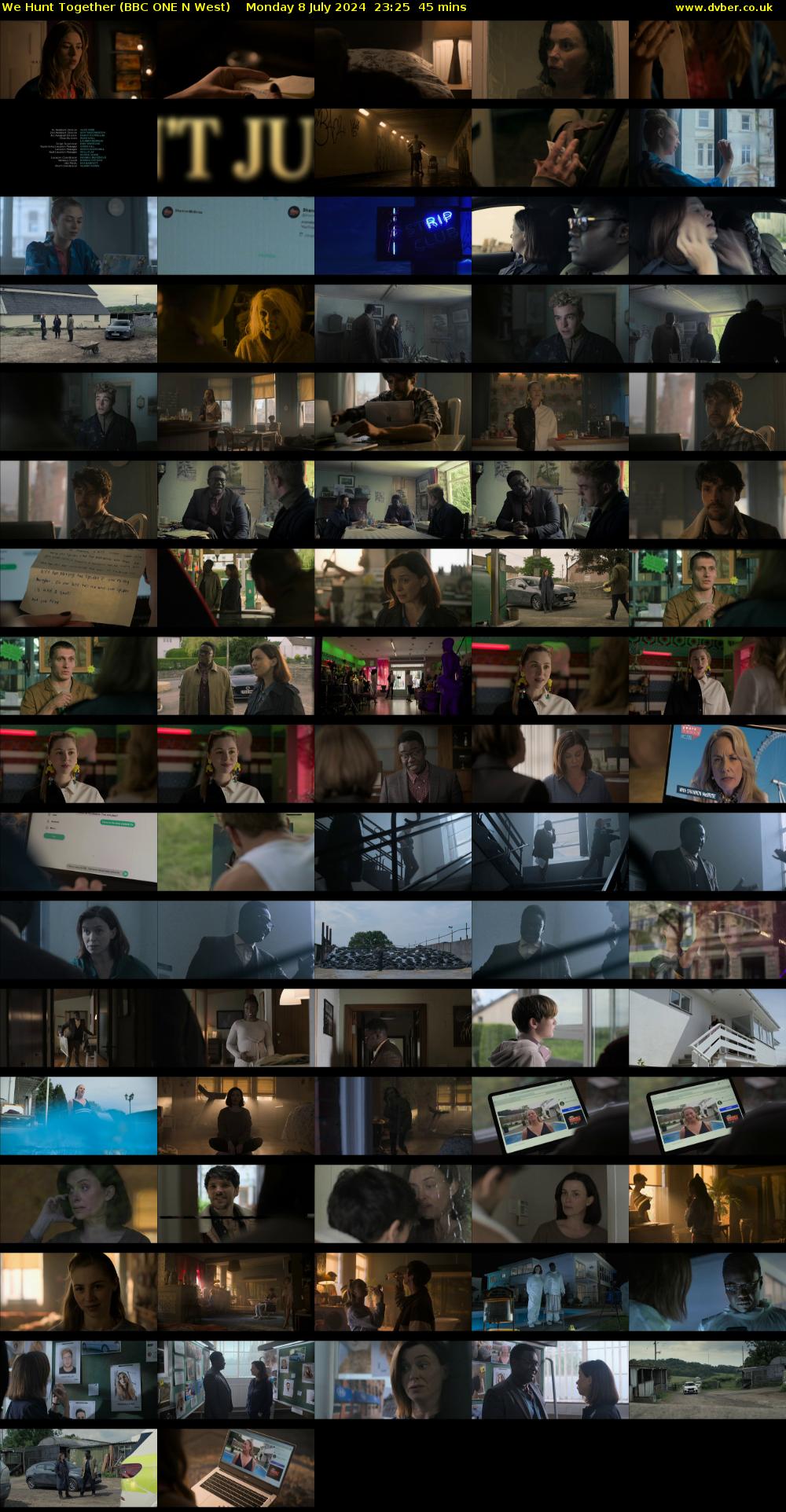 We Hunt Together (BBC ONE N West) Monday 8 July 2024 23:25 - 00:10
