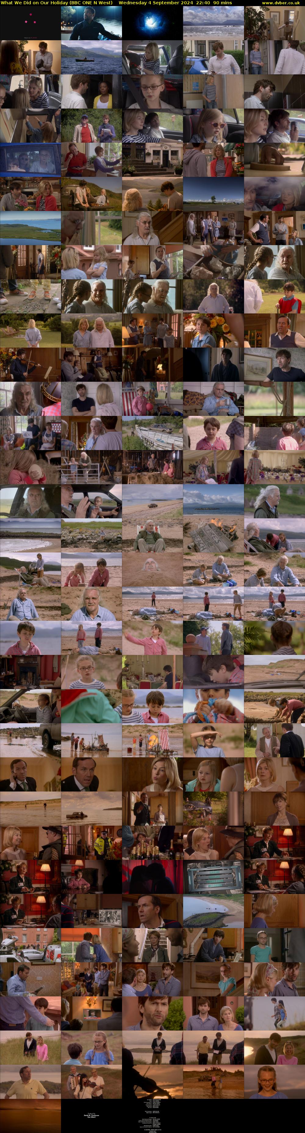 What We Did on Our Holiday (BBC ONE N West) Wednesday 4 September 2024 22:40 - 00:10