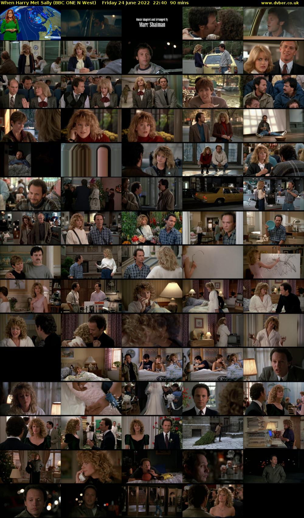 When Harry Met Sally (BBC ONE N West) Friday 24 June 2022 22:40 - 00:10