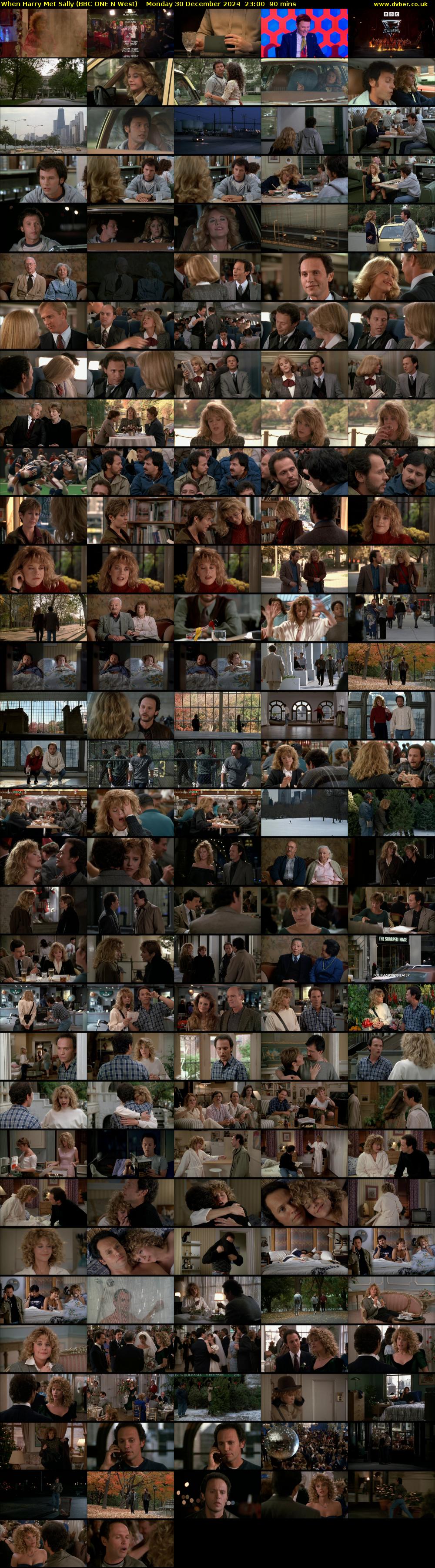 When Harry Met Sally (BBC ONE N West) Monday 30 December 2024 23:00 - 00:30