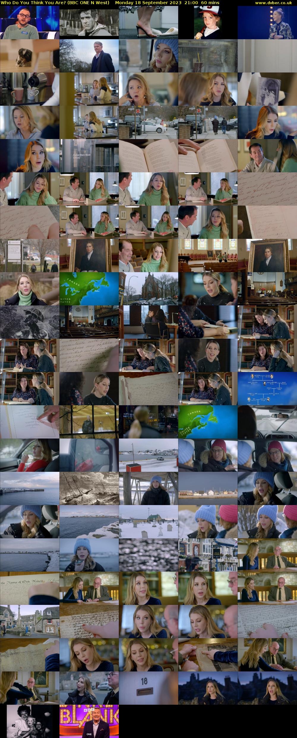 Who Do You Think You Are? (BBC ONE N West) Monday 18 September 2023 21:00 - 22:00