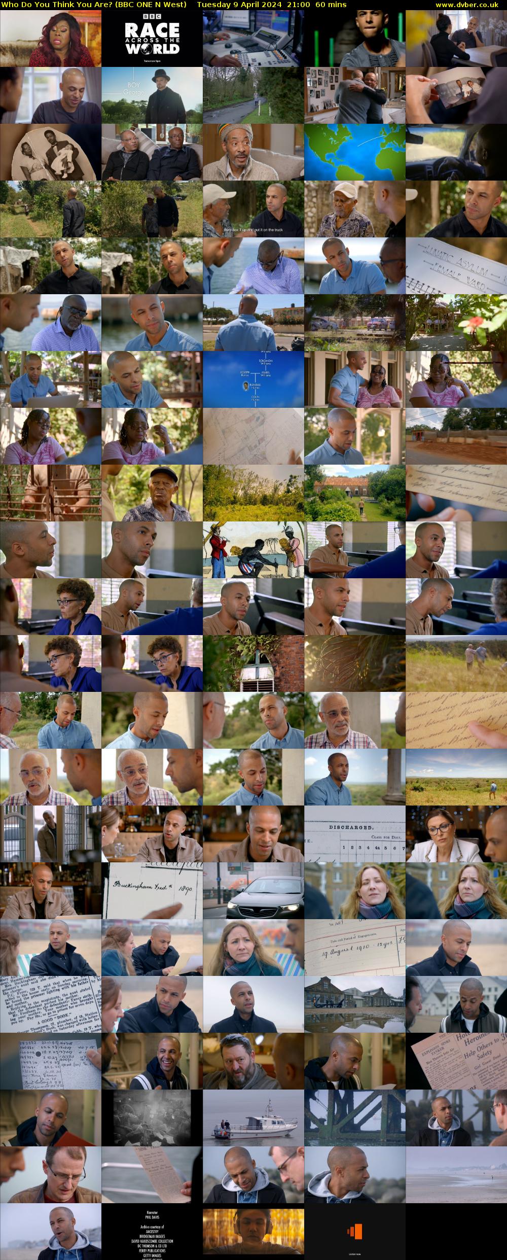 Who Do You Think You Are? (BBC ONE N West) Tuesday 9 April 2024 21:00 - 22:00