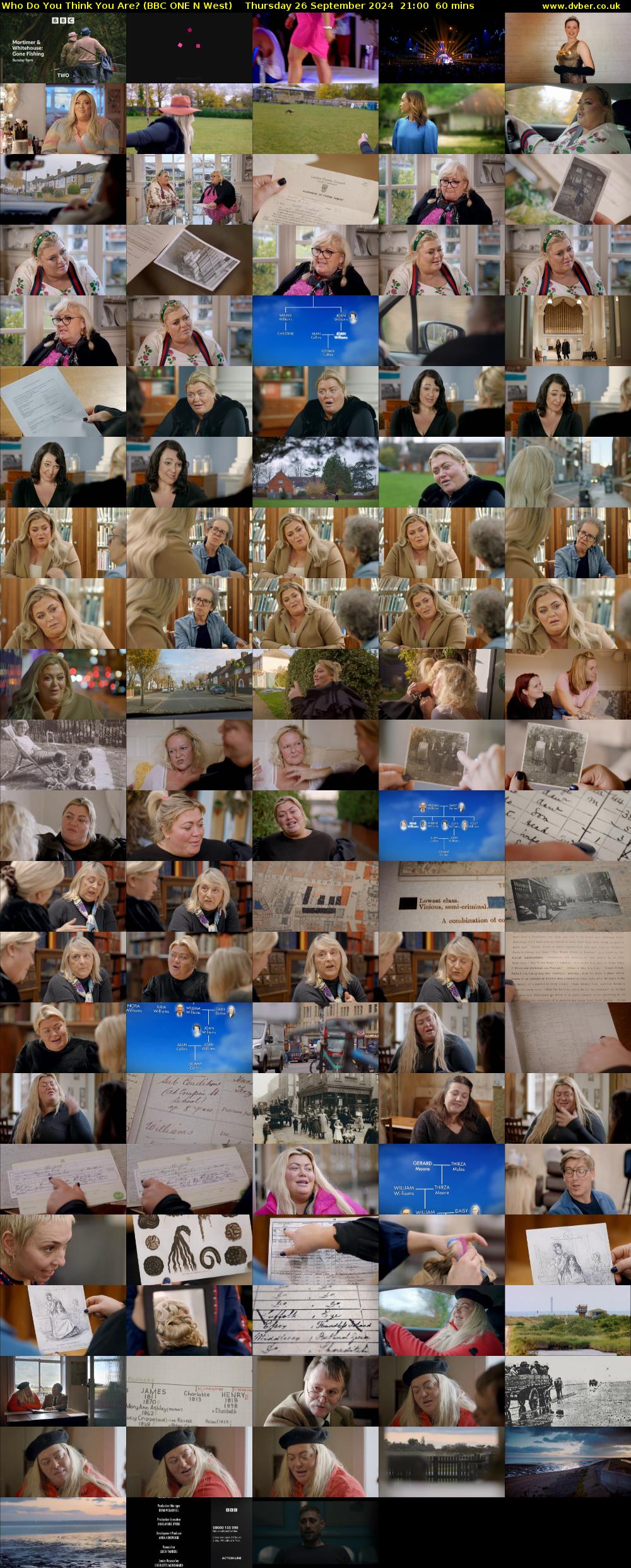 Who Do You Think You Are? (BBC ONE N West) Thursday 26 September 2024 21:00 - 22:00