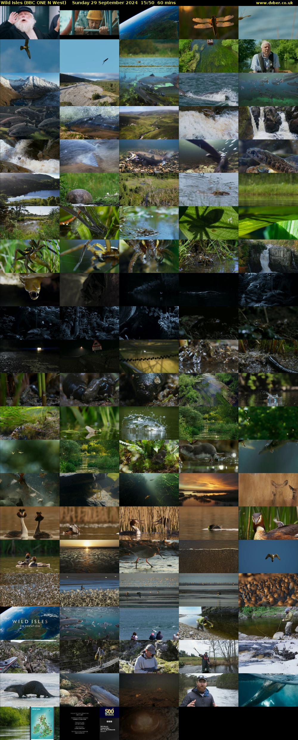 Wild Isles (BBC ONE N West) Sunday 29 September 2024 15:50 - 16:50