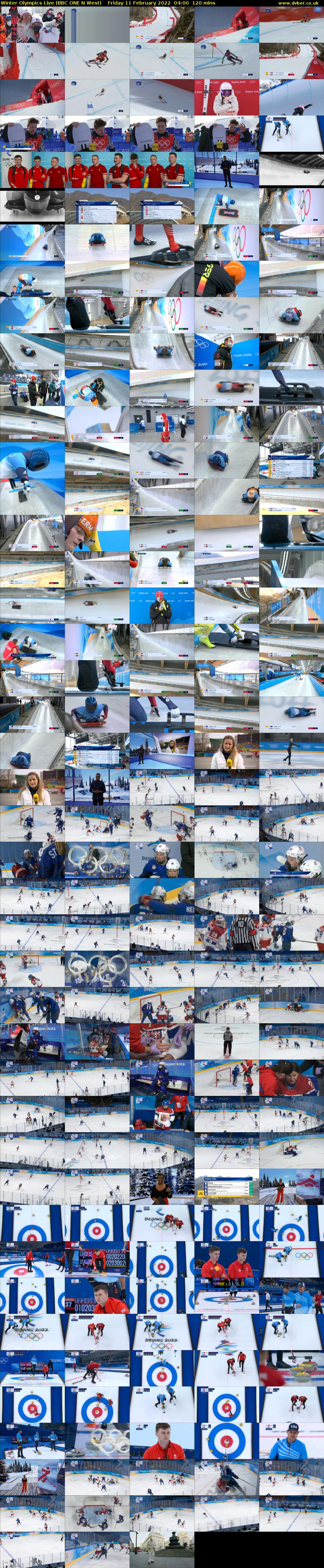 Winter Olympics Live (BBC ONE N West) Friday 11 February 2022 04:00 - 06:00