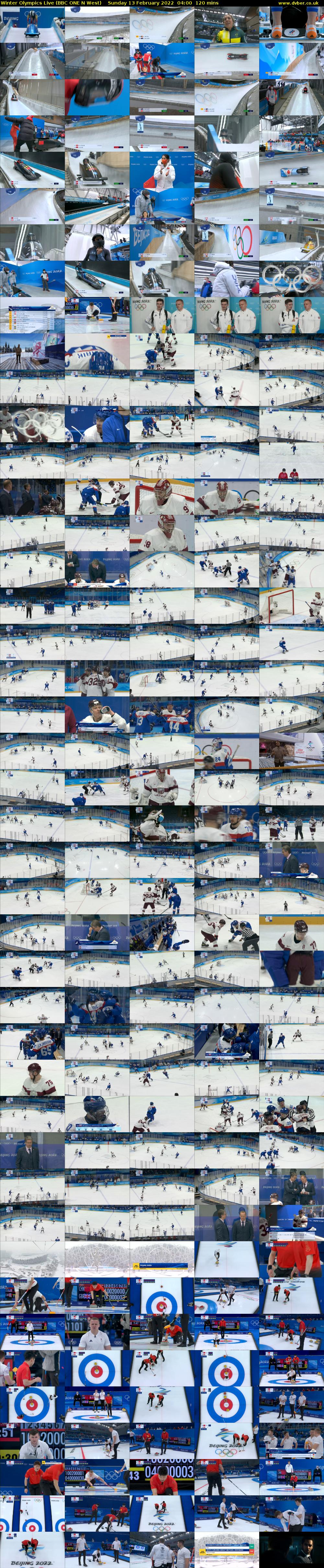 Winter Olympics Live (BBC ONE N West) Sunday 13 February 2022 04:00 - 06:00