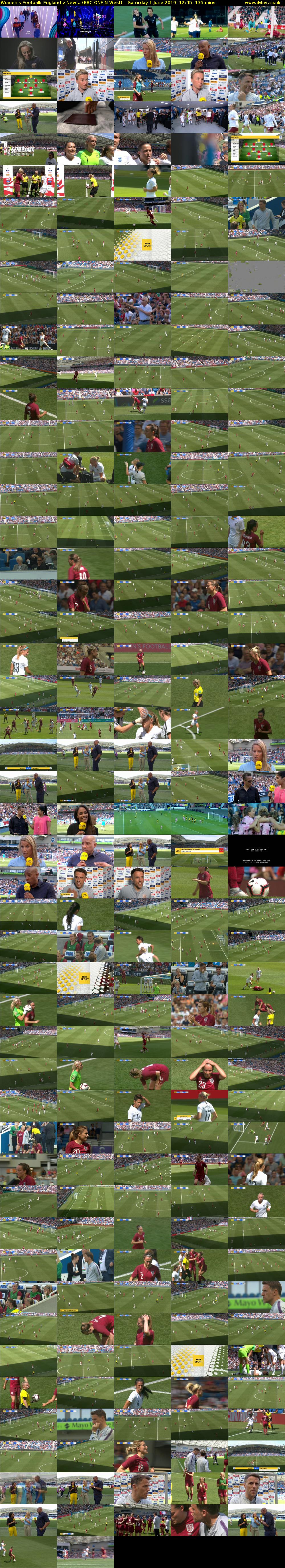 Women's Football: England v New... (BBC ONE N West) Saturday 1 June 2019 12:45 - 15:00