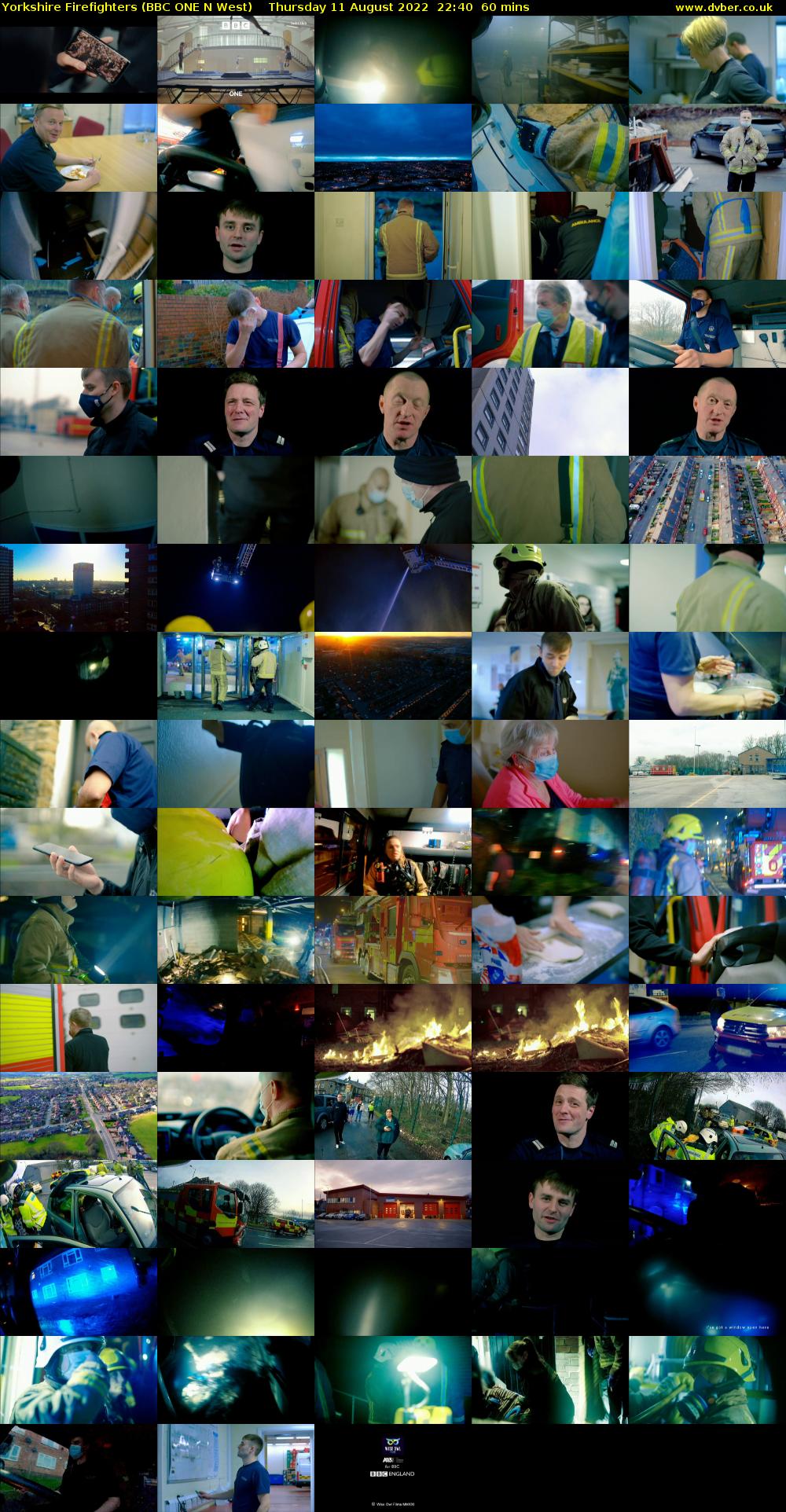 Yorkshire Firefighters (BBC ONE N West) Thursday 11 August 2022 22:40 - 23:40
