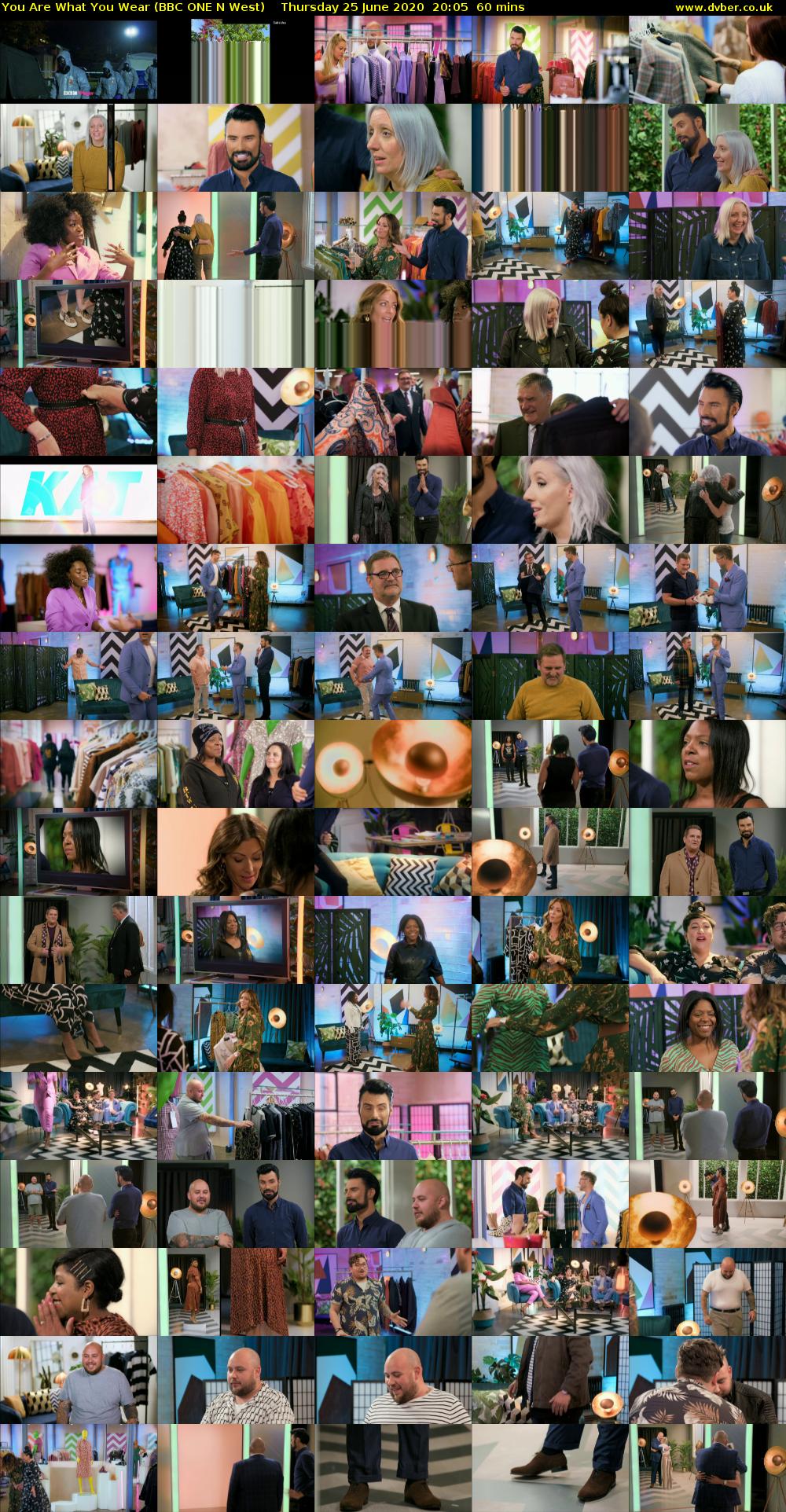 You Are What You Wear (BBC ONE N West) Thursday 25 June 2020 20:05 - 21:05