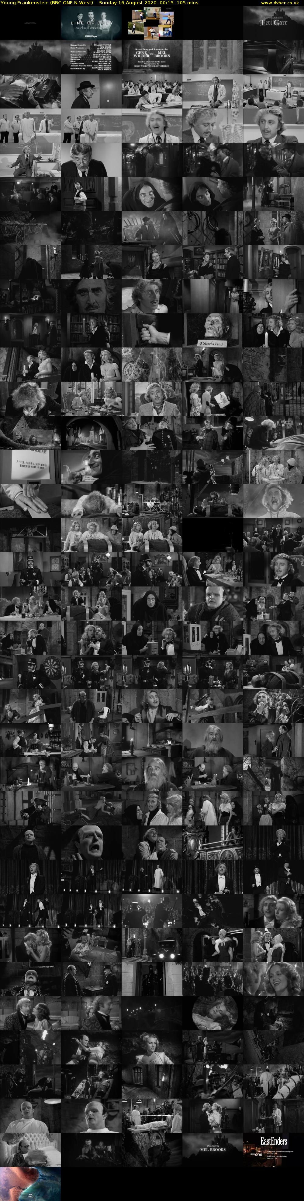 Young Frankenstein (BBC ONE N West) Sunday 16 August 2020 00:15 - 02:00