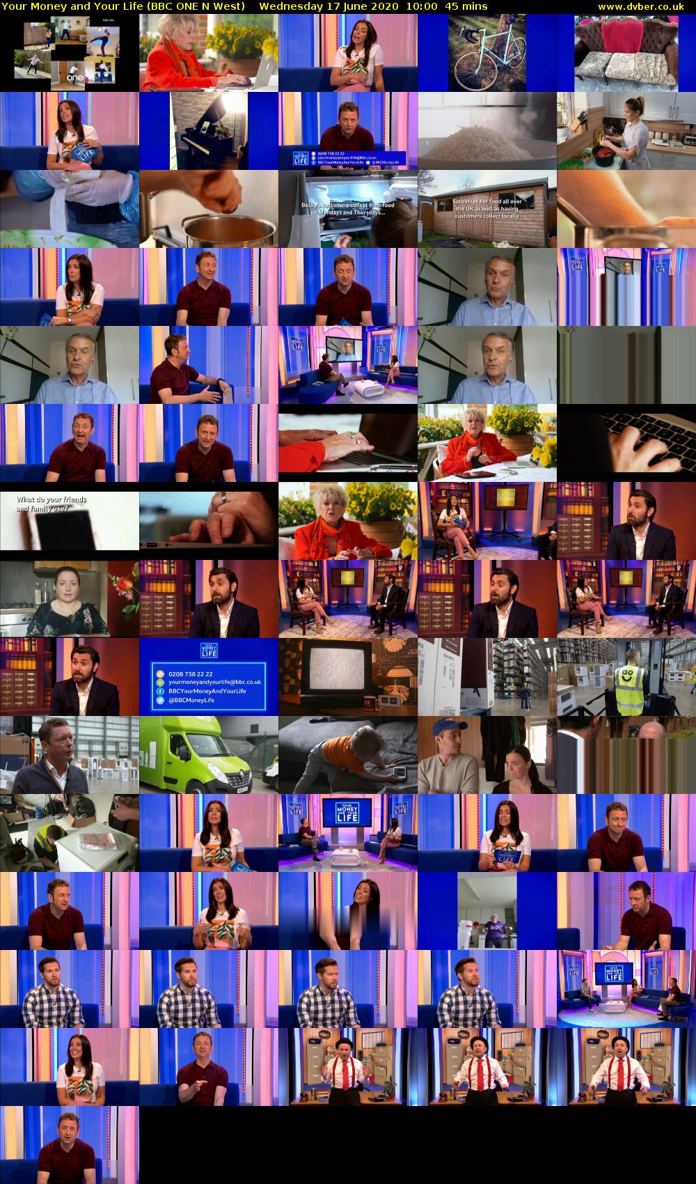 Your Money and Your Life (BBC ONE N West) Wednesday 17 June 2020 10:00 - 10:45