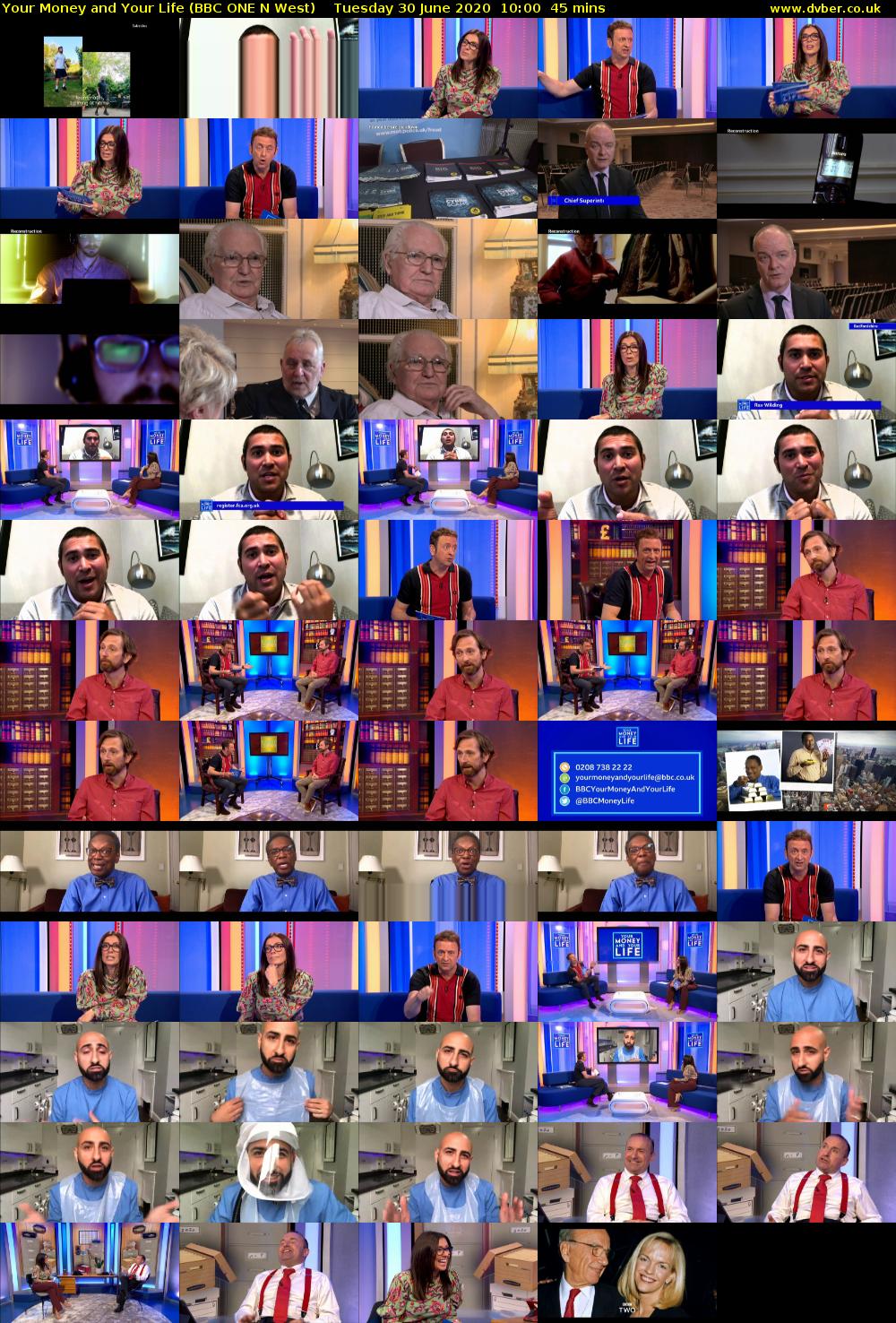 Your Money and Your Life (BBC ONE N West) Tuesday 30 June 2020 10:00 - 10:45
