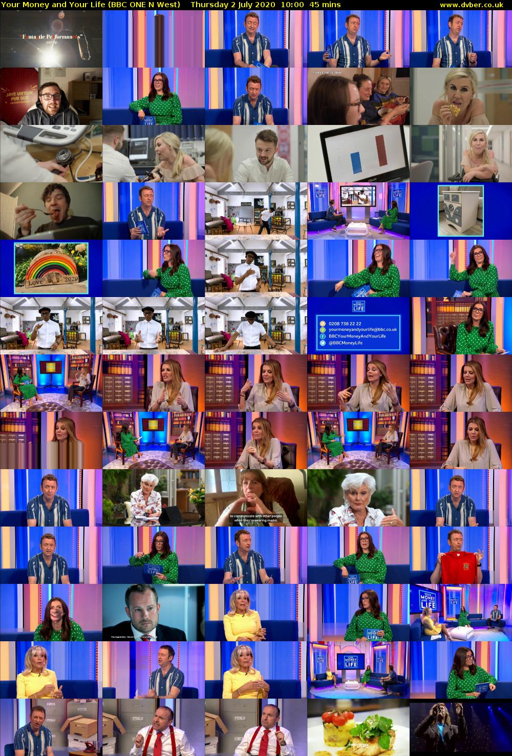 Your Money and Your Life (BBC ONE N West) Thursday 2 July 2020 10:00 - 10:45