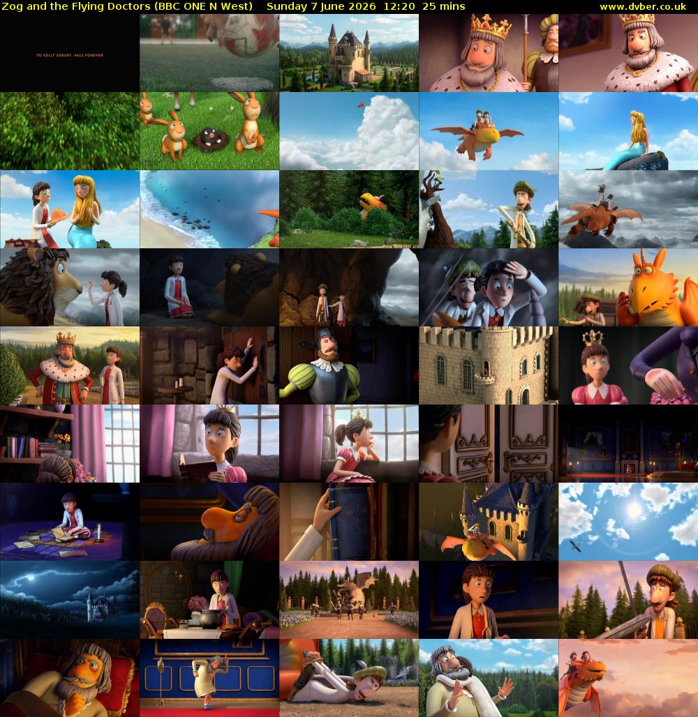Zog and the Flying Doctors (BBC ONE N West) Sunday 7 June 2026 12:20 - 12:45
