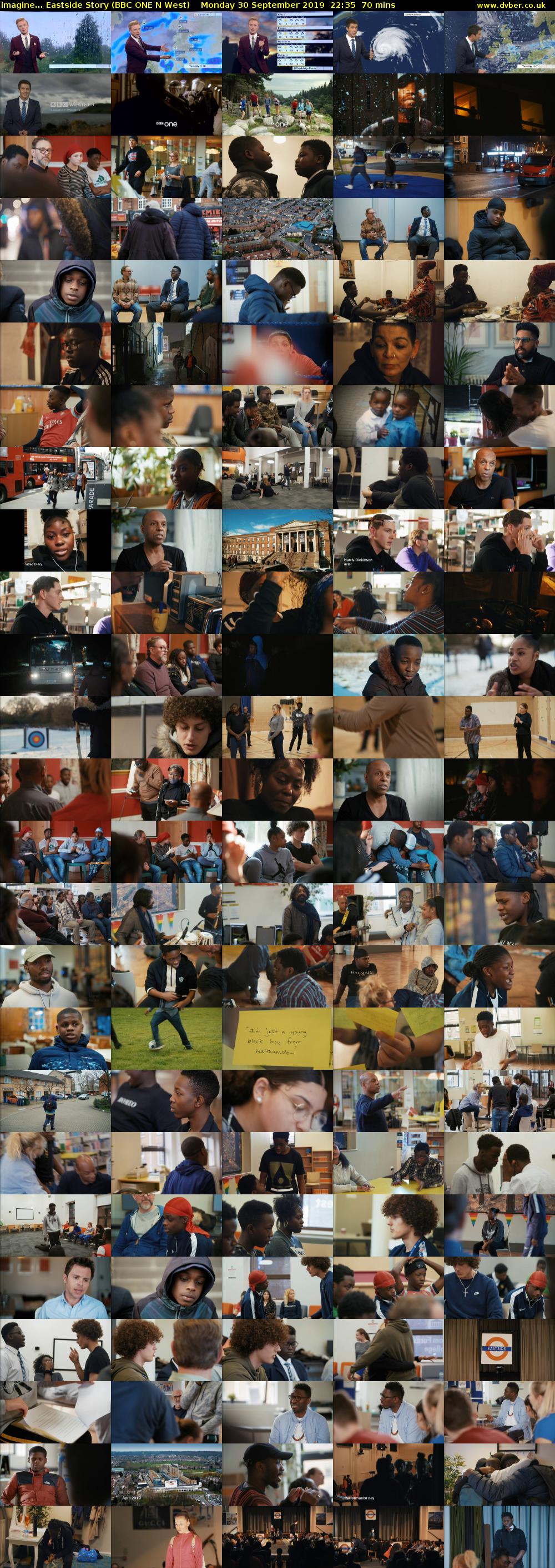 imagine... Eastside Story (BBC ONE N West) Monday 30 September 2019 22:35 - 23:45