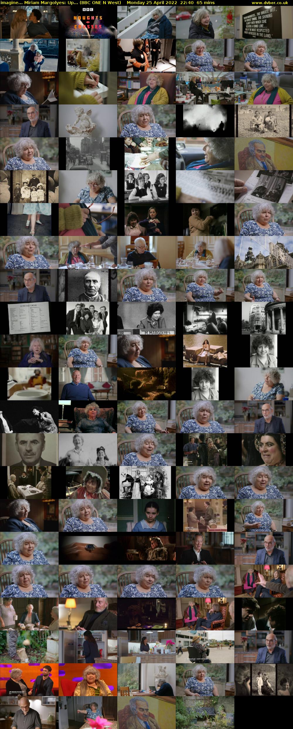 imagine... Miriam Margolyes: Up... (BBC ONE N West) Monday 25 April 2022 22:40 - 23:45