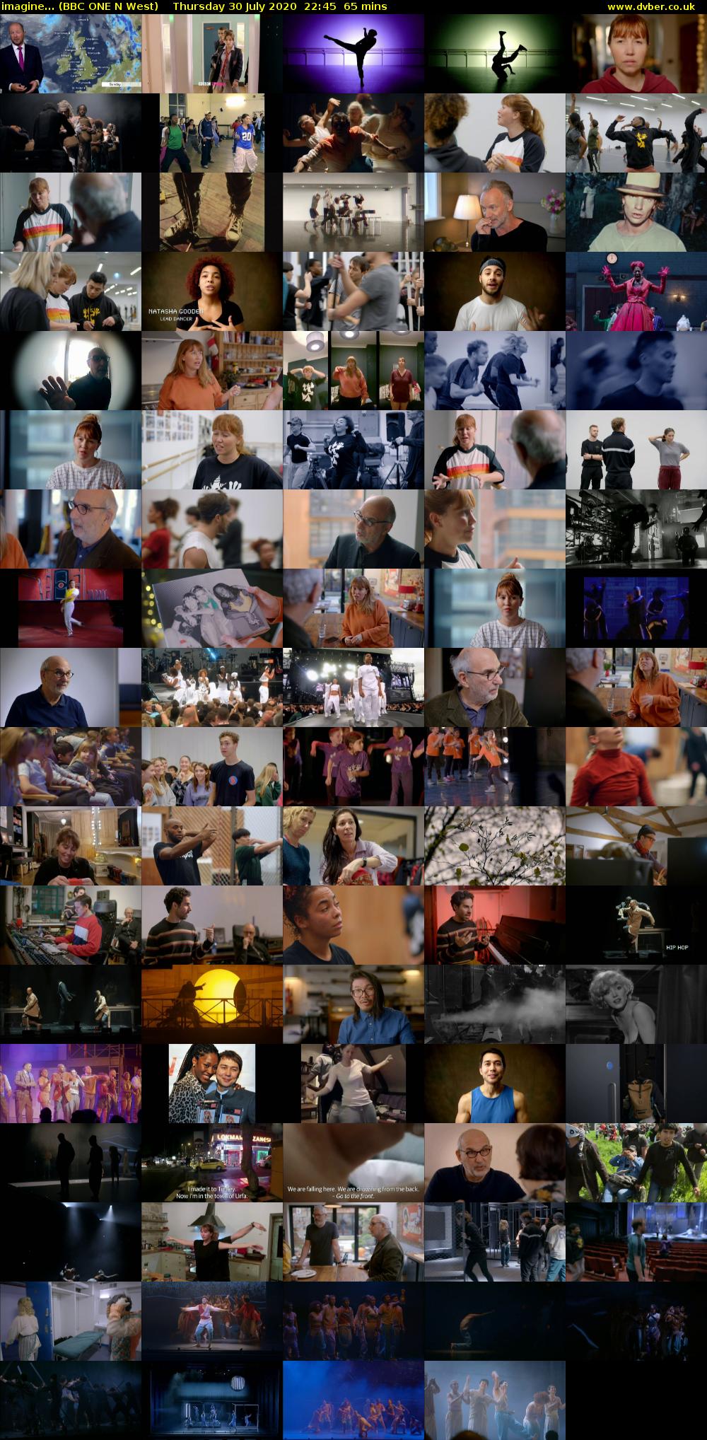 imagine... (BBC ONE N West) Thursday 30 July 2020 22:45 - 23:50